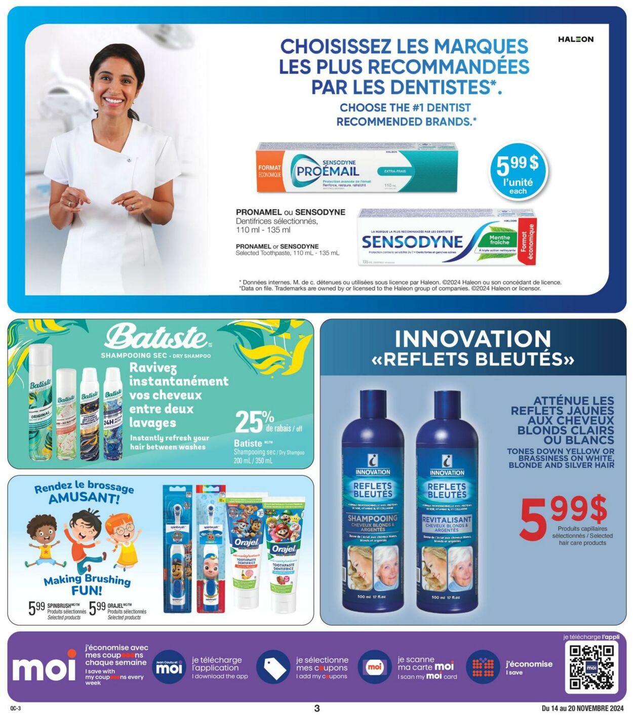 Flyer Jean Coutu 14.11.2024 - 20.11.2024