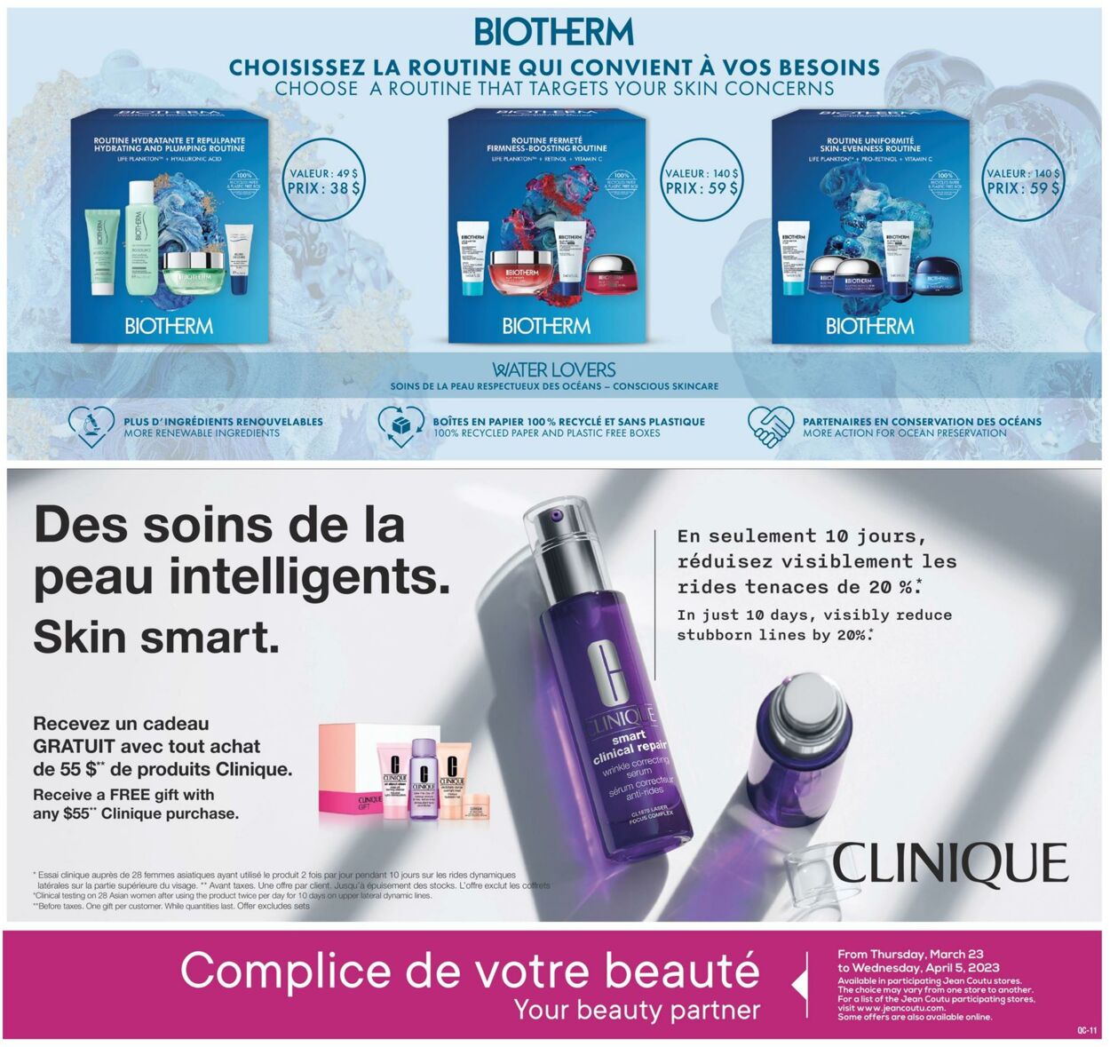 Flyer Jean Coutu 23.03.2023 - 05.04.2023