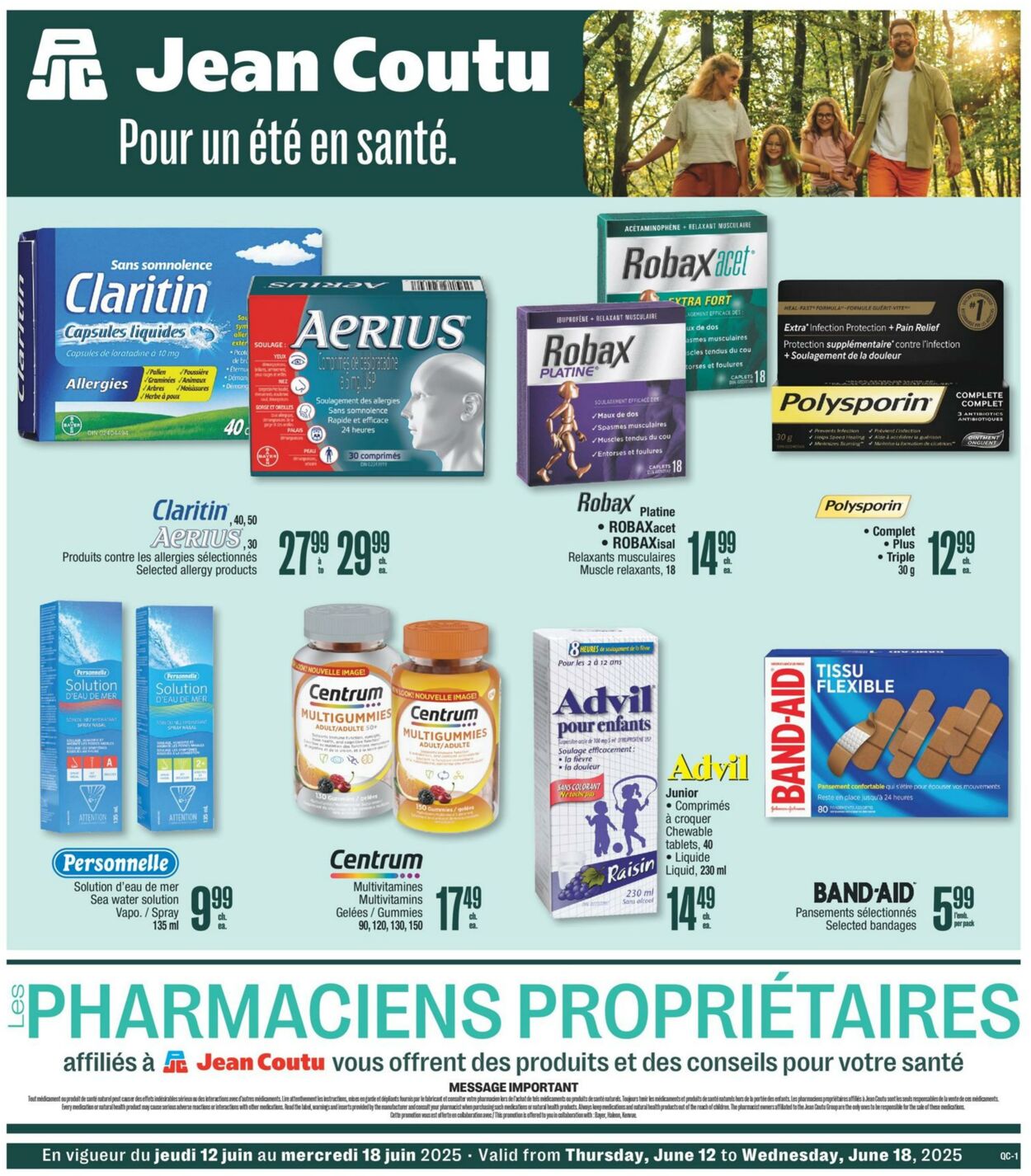 Flyer Jean Coutu 12.06.2025 - 18.06.2025