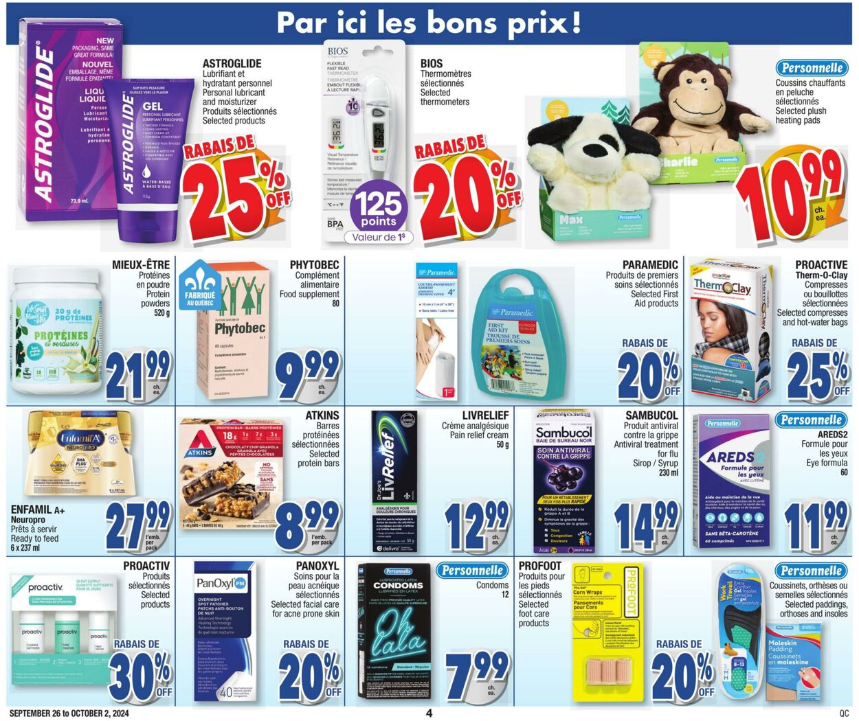 Flyer Jean Coutu 26.09.2024 - 02.10.2024