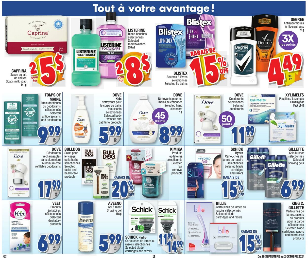 Flyer Jean Coutu 26.09.2024 - 02.10.2024