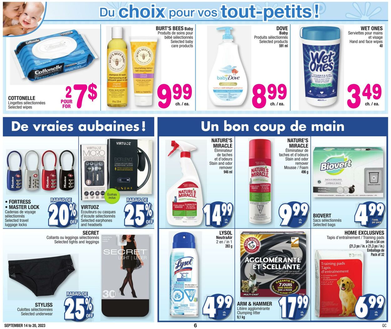 Flyer Jean Coutu 14.09.2023 - 20.09.2023