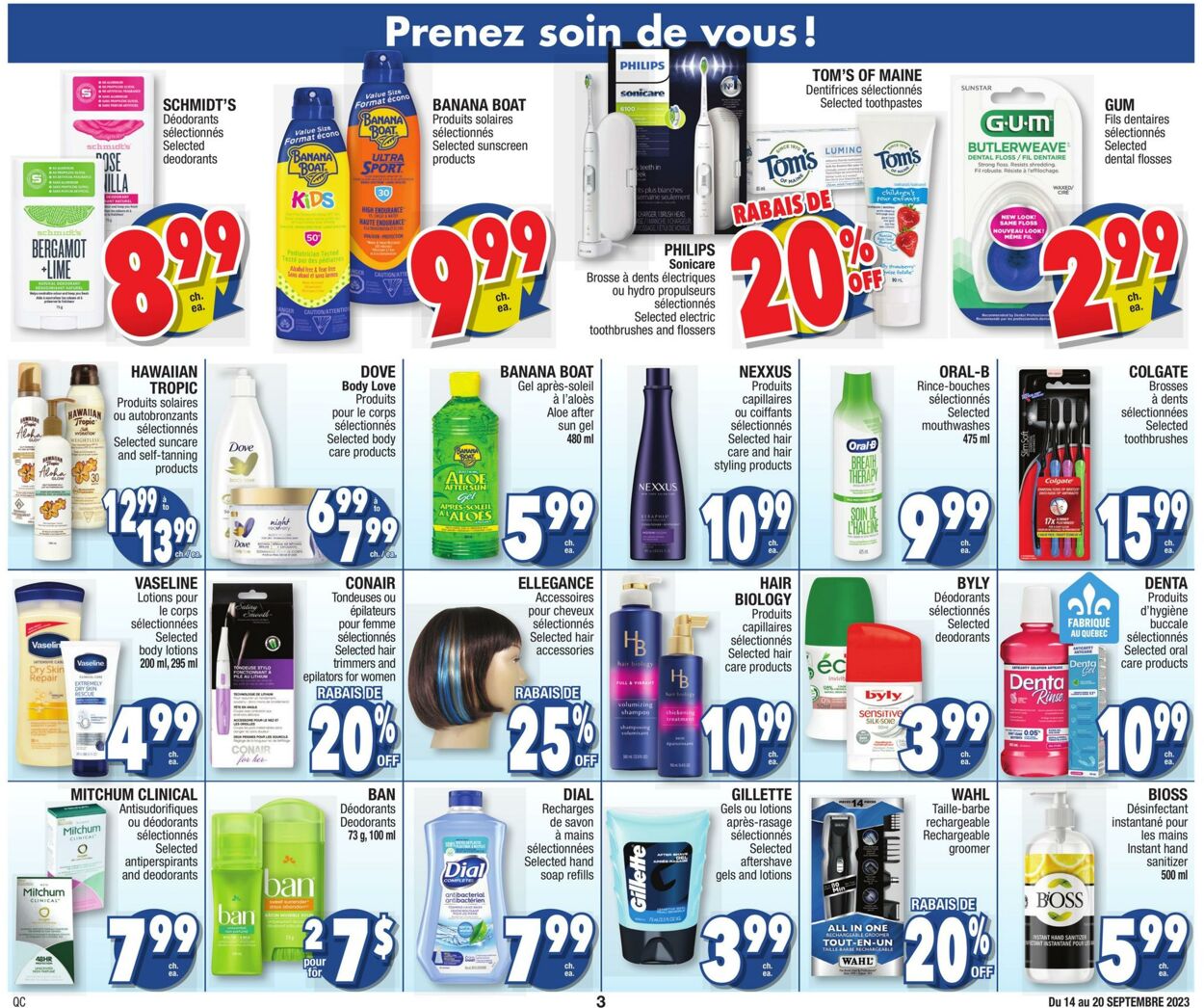 Flyer Jean Coutu 14.09.2023 - 20.09.2023