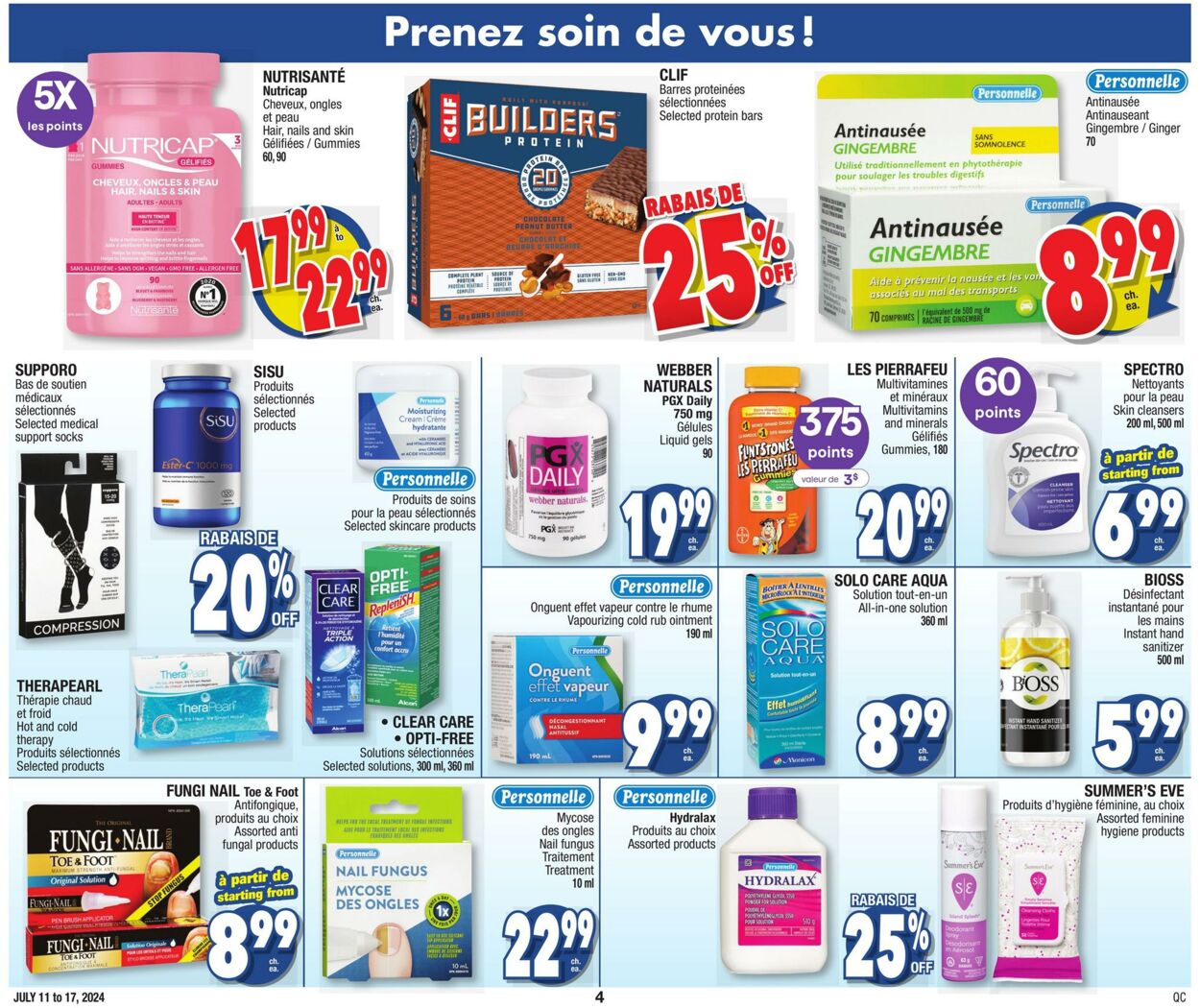 Flyer Jean Coutu 11.07.2024 - 17.07.2024