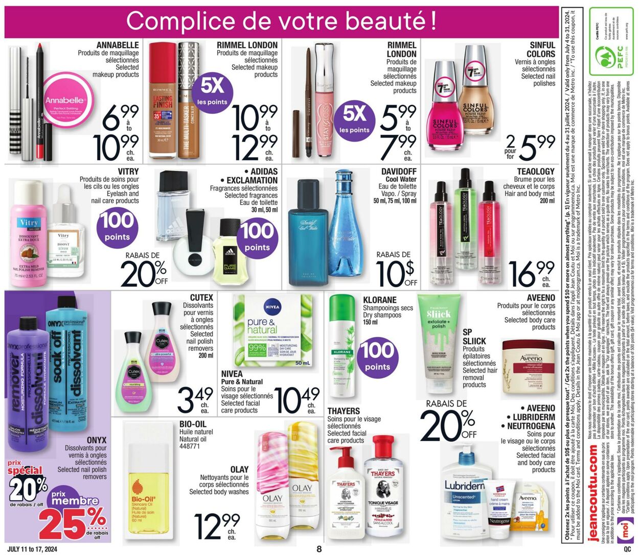 Flyer Jean Coutu 11.07.2024 - 17.07.2024