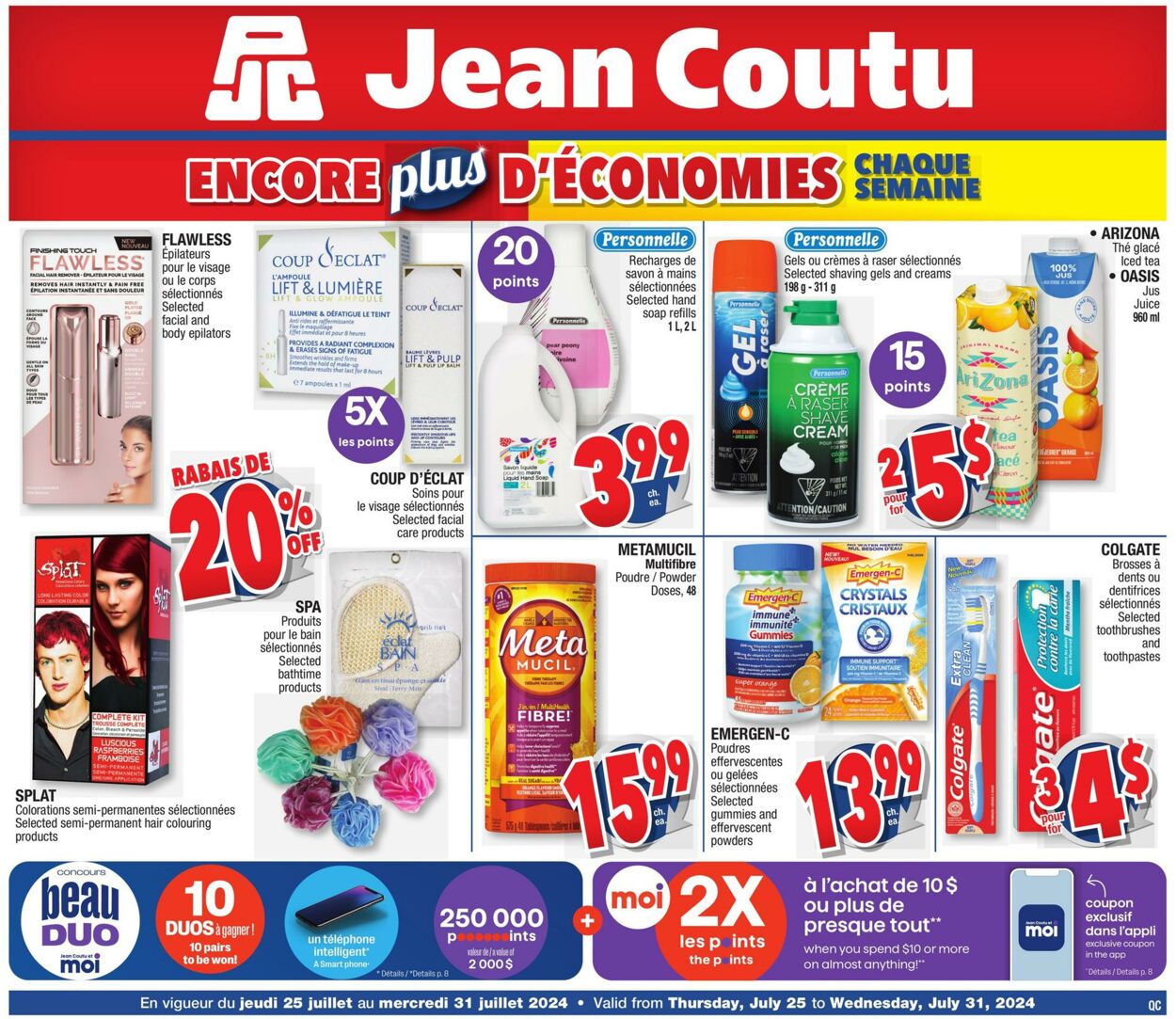 Flyer Jean Coutu 25.07.2024 - 31.07.2024