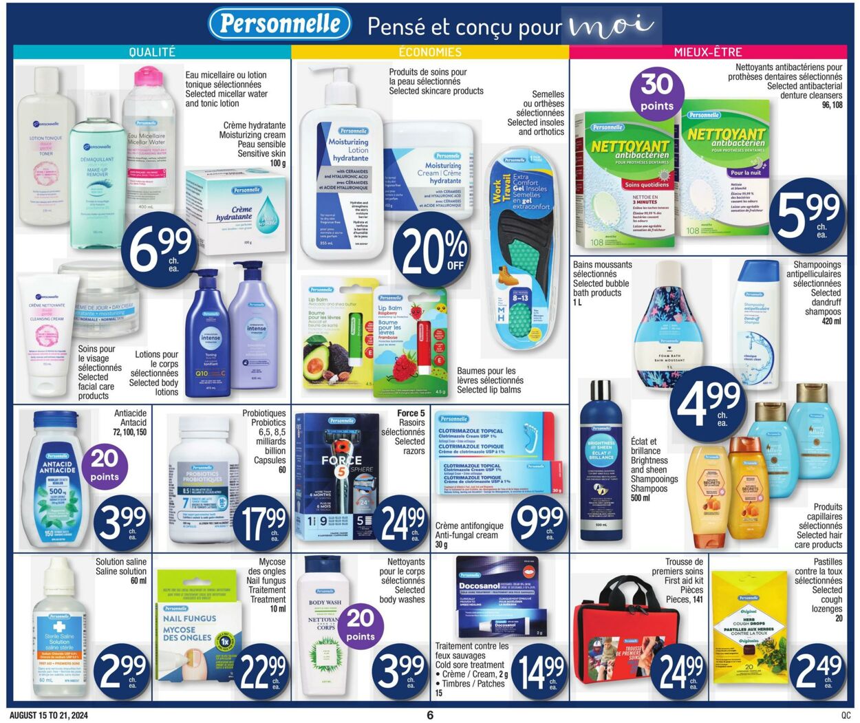 Flyer Jean Coutu 15.08.2024 - 21.08.2024