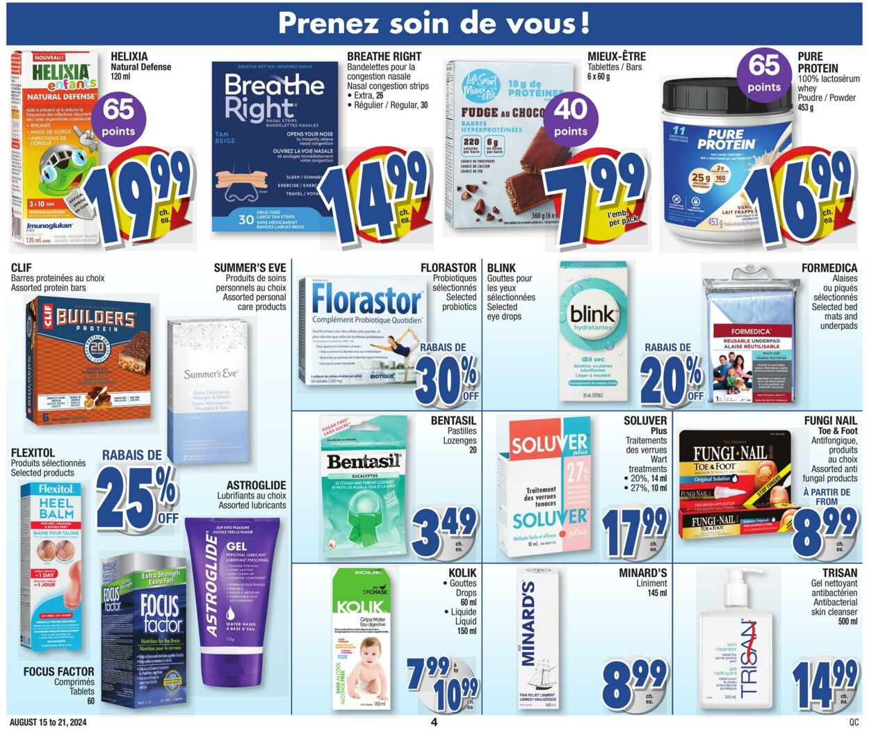 Flyer Jean Coutu 15.08.2024 - 21.08.2024