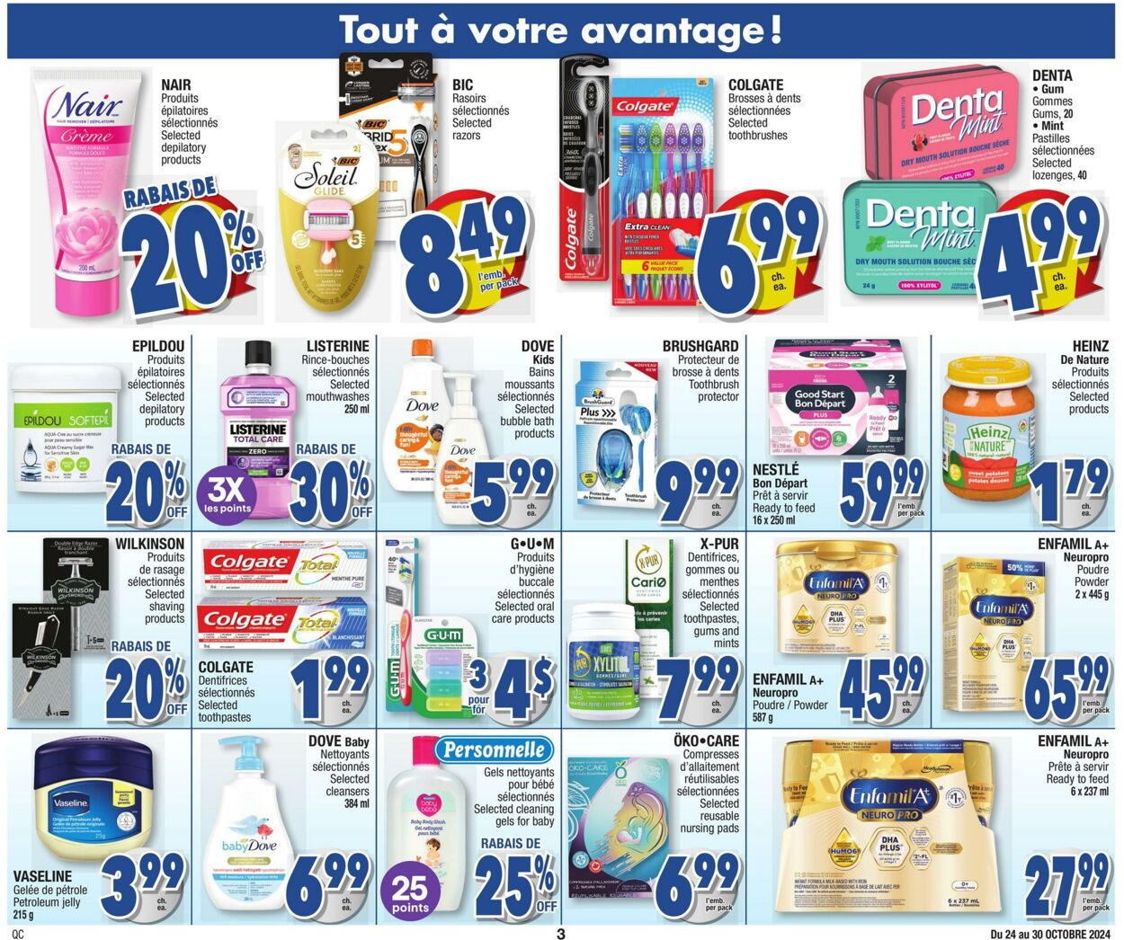 Flyer Jean Coutu 24.10.2024 - 30.10.2024