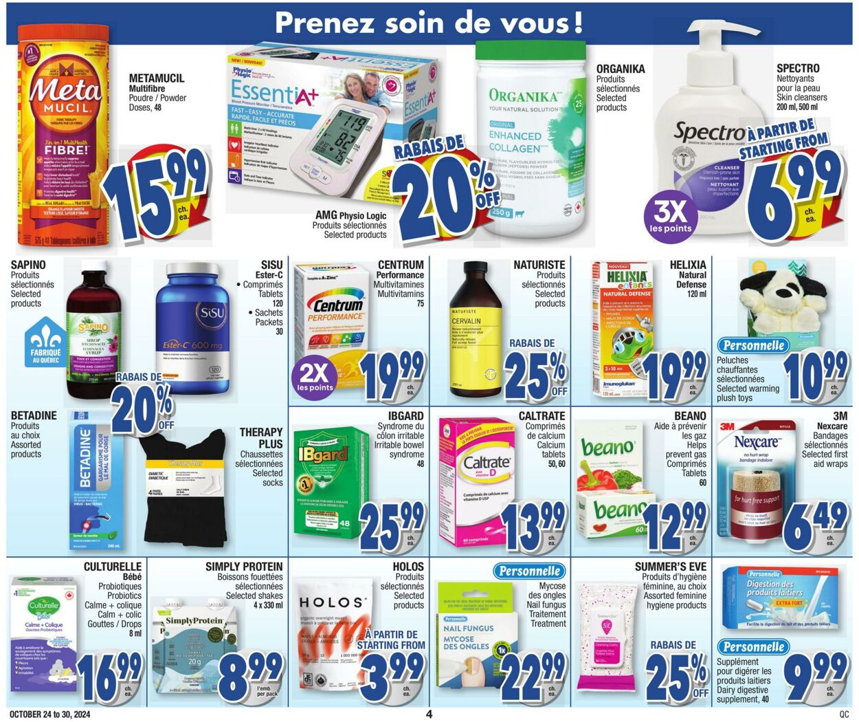 Flyer Jean Coutu 24.10.2024 - 30.10.2024