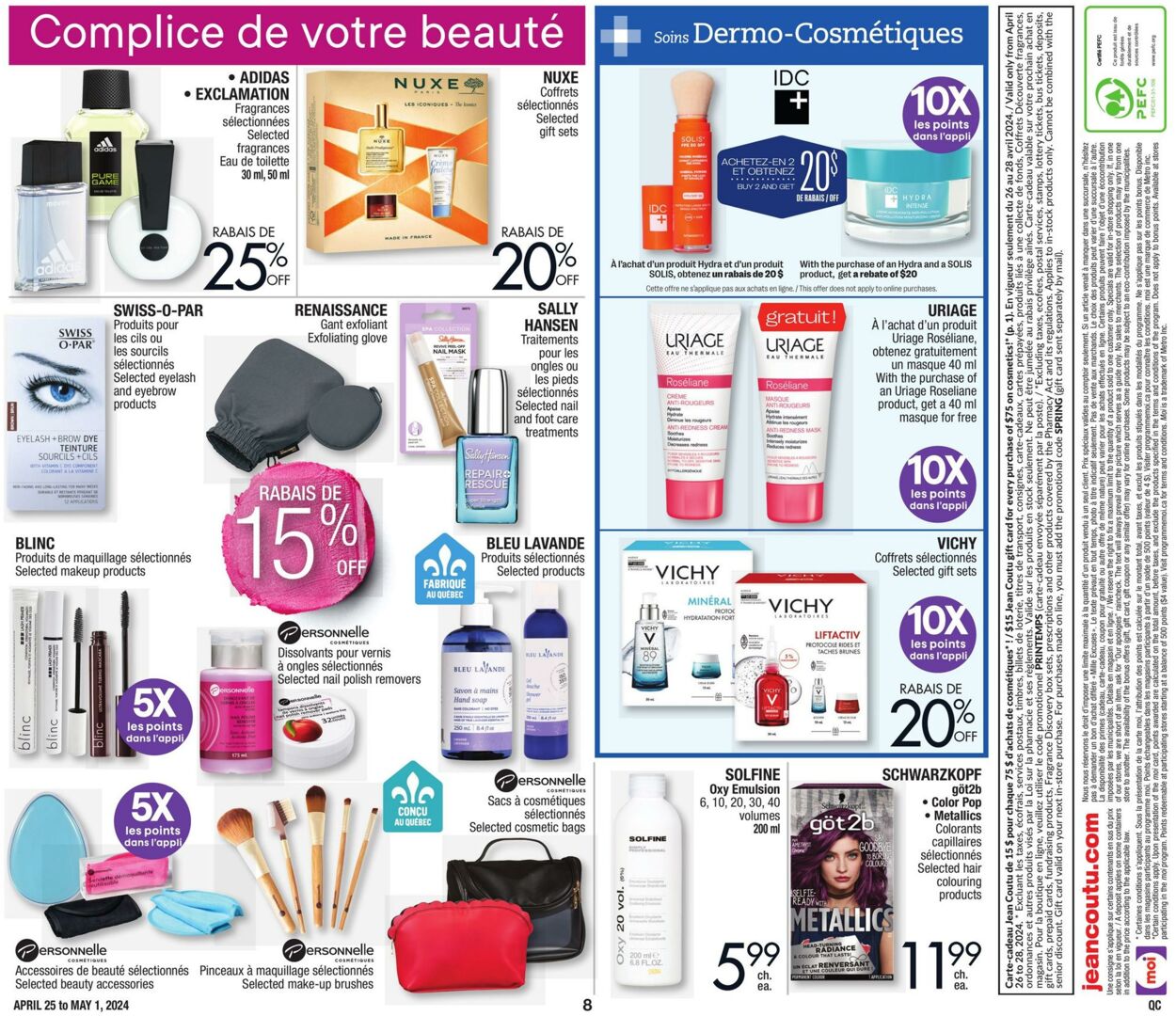 Flyer Jean Coutu 25.04.2024 - 01.05.2024