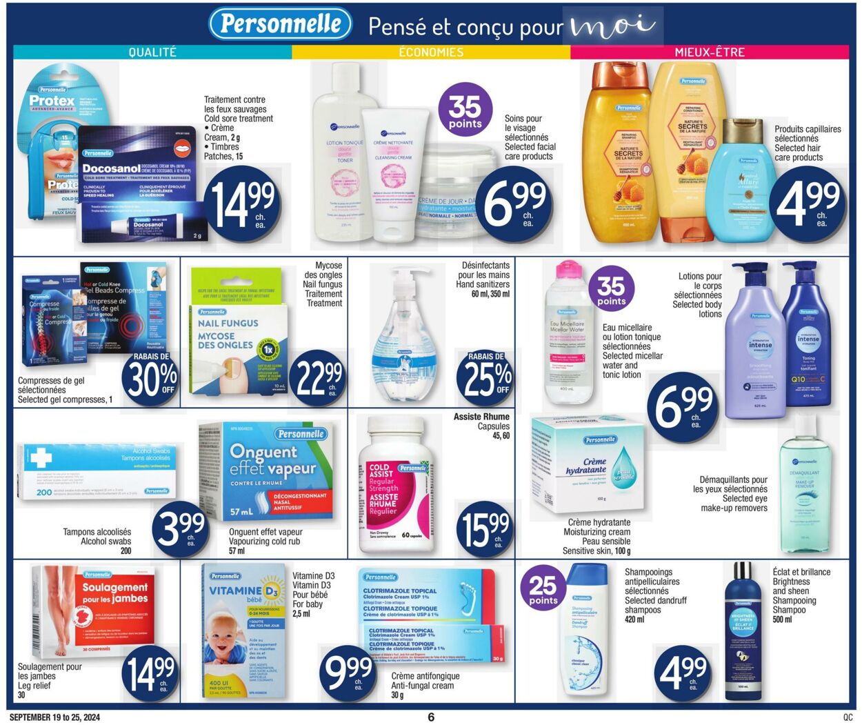 Flyer Jean Coutu 19.09.2024 - 25.09.2024