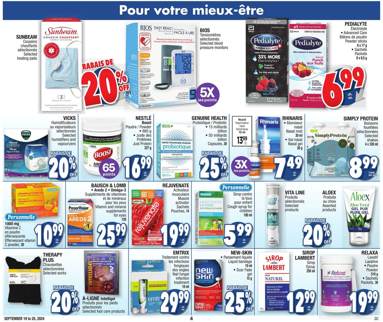 Flyer Jean Coutu 19.09.2024 - 25.09.2024