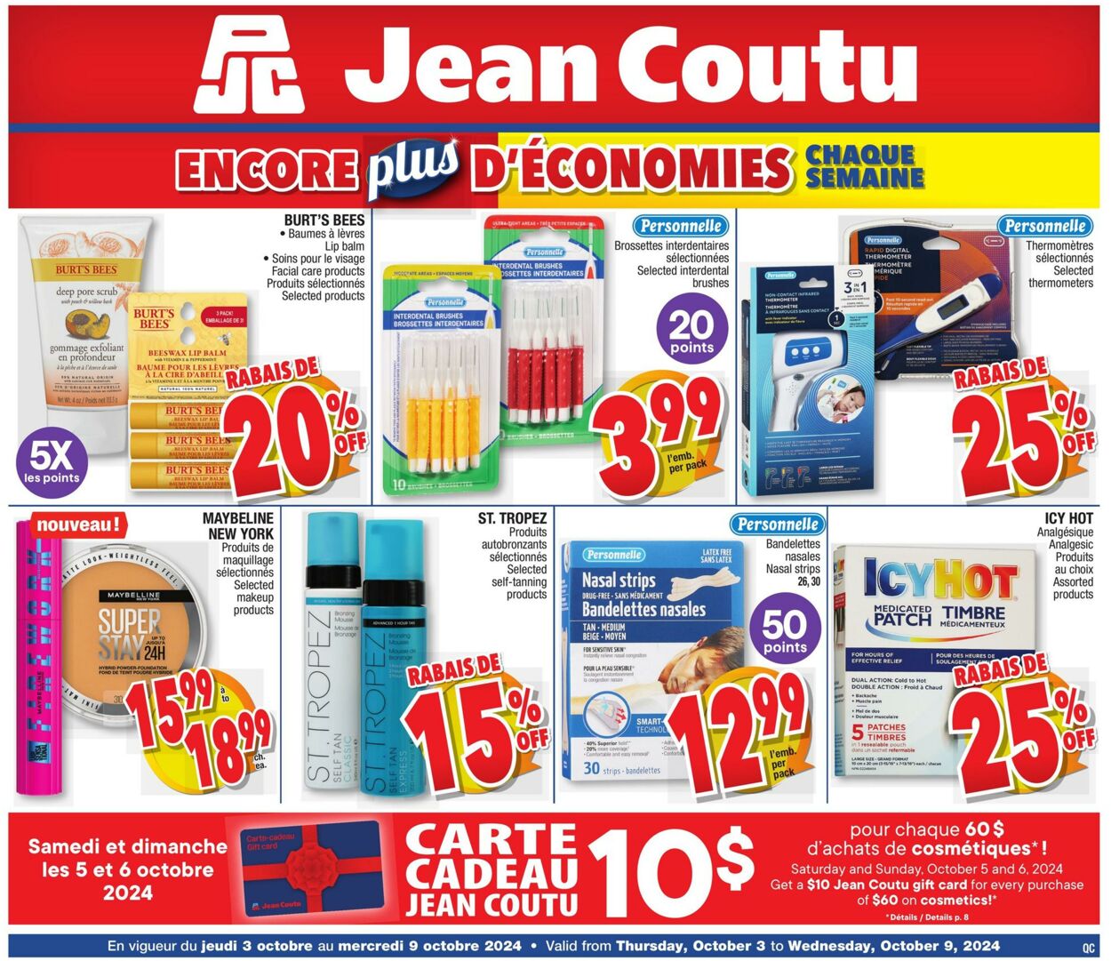 Flyer Jean Coutu 03.10.2024 - 09.10.2024