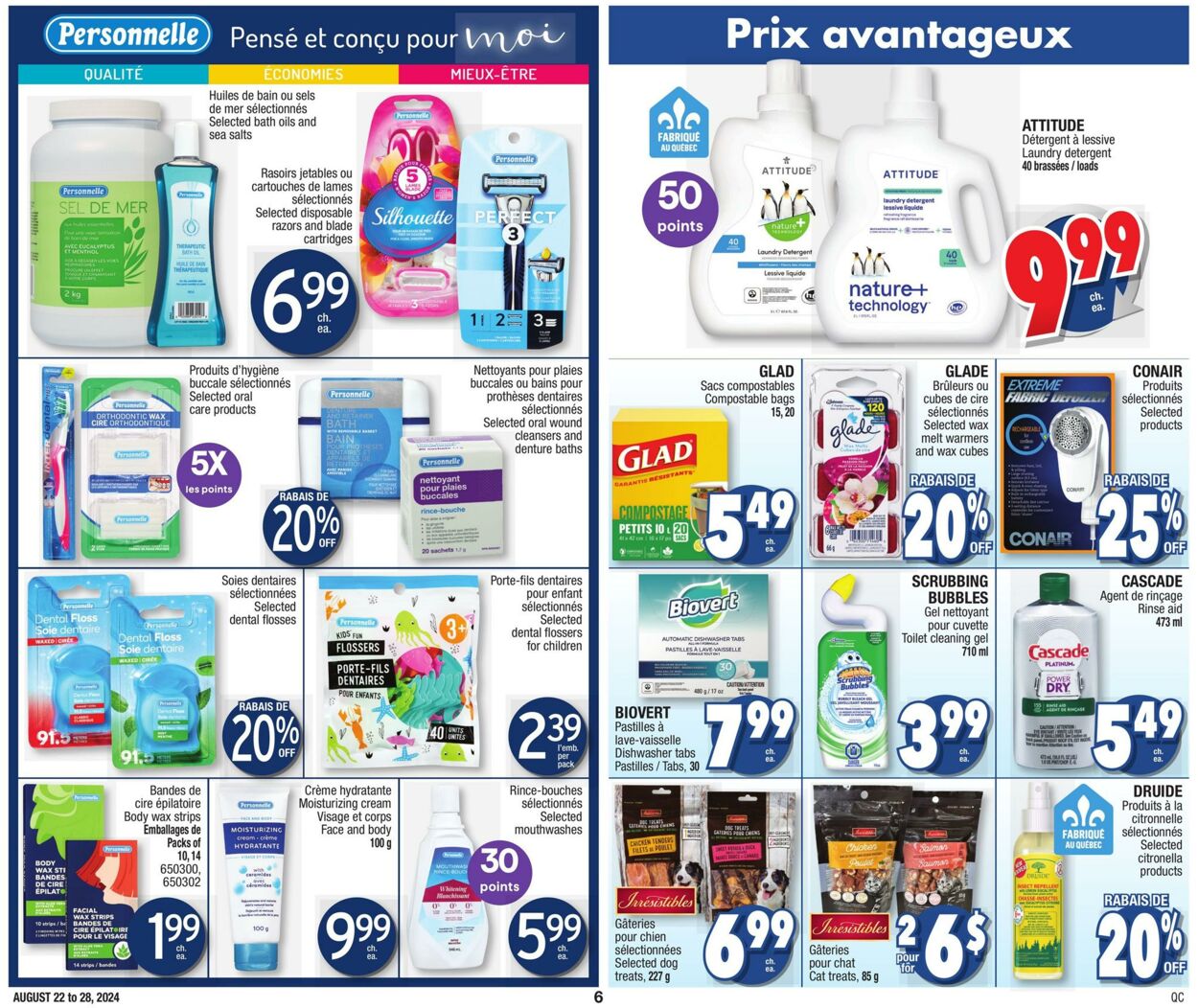 Flyer Jean Coutu 22.08.2024 - 28.08.2024