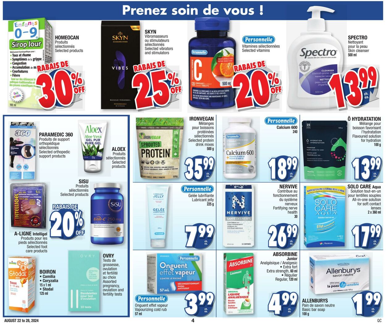 Flyer Jean Coutu 22.08.2024 - 28.08.2024