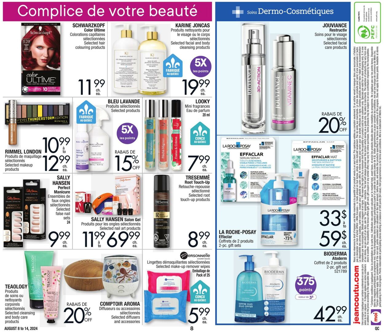 Flyer Jean Coutu 08.08.2024 - 14.08.2024