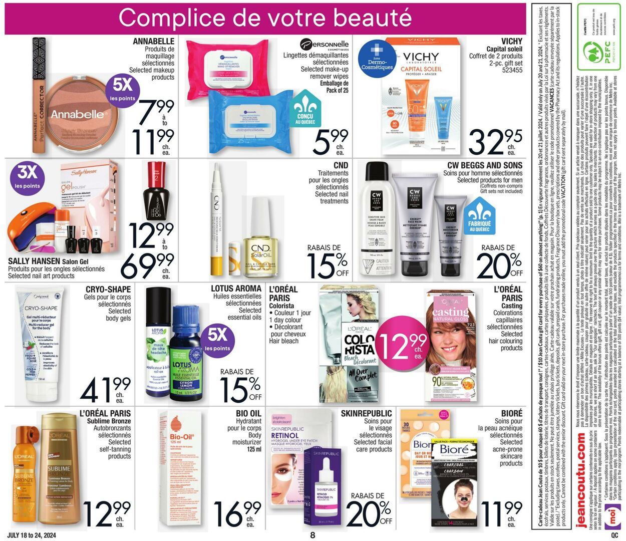 Flyer Jean Coutu 18.07.2024 - 24.07.2024