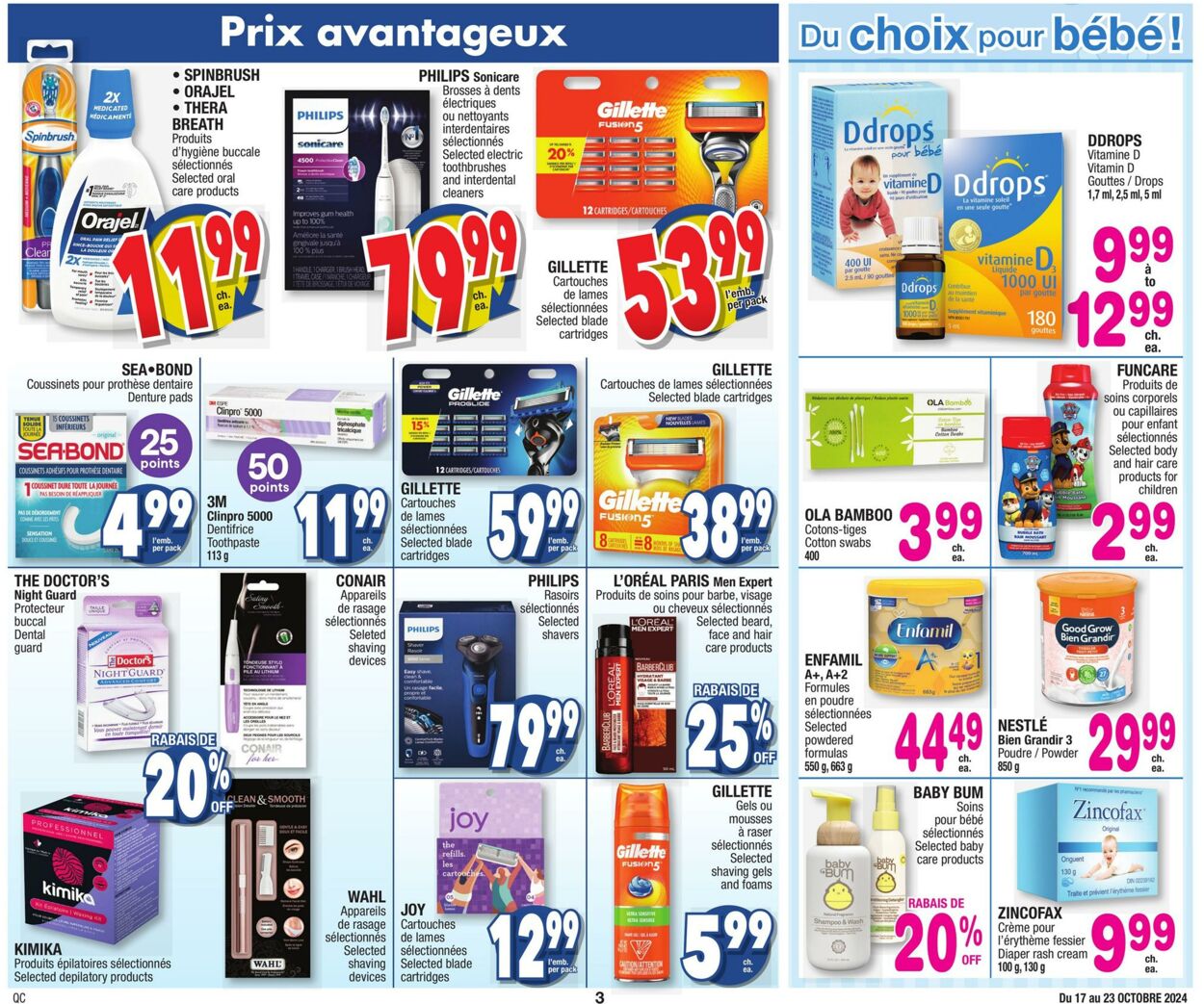 Flyer Jean Coutu 17.10.2024 - 23.10.2024