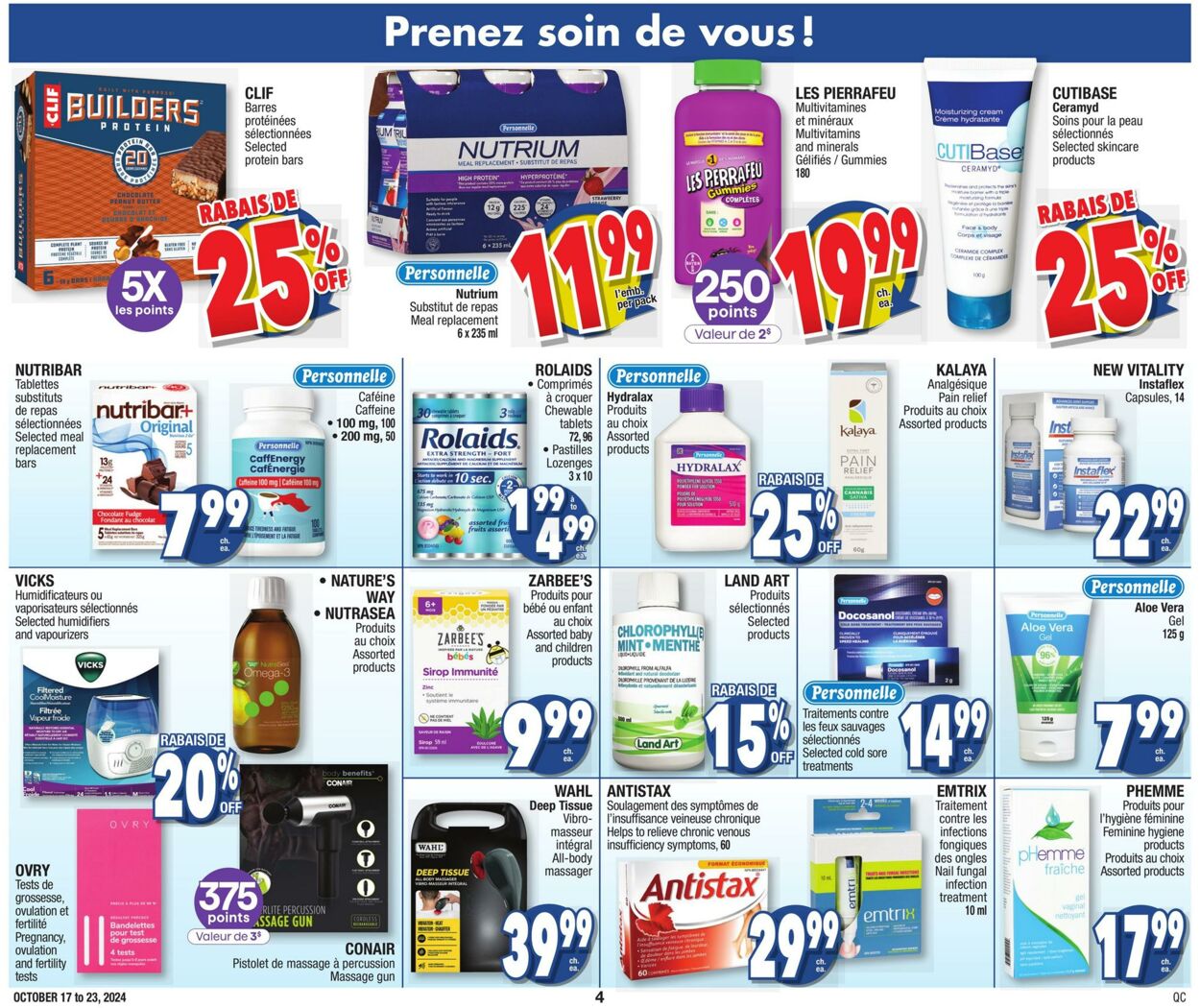 Flyer Jean Coutu 17.10.2024 - 23.10.2024