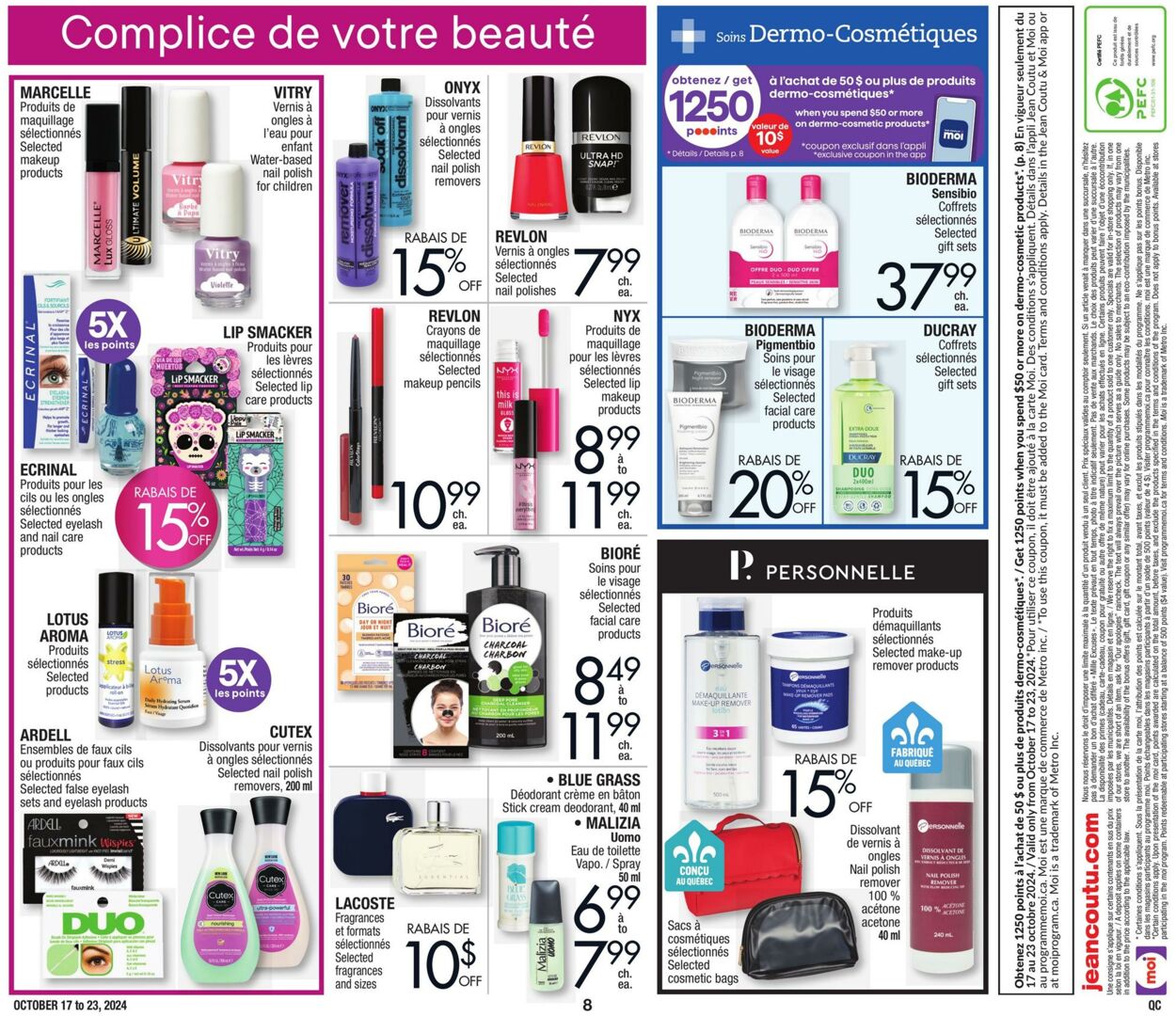 Flyer Jean Coutu 17.10.2024 - 23.10.2024