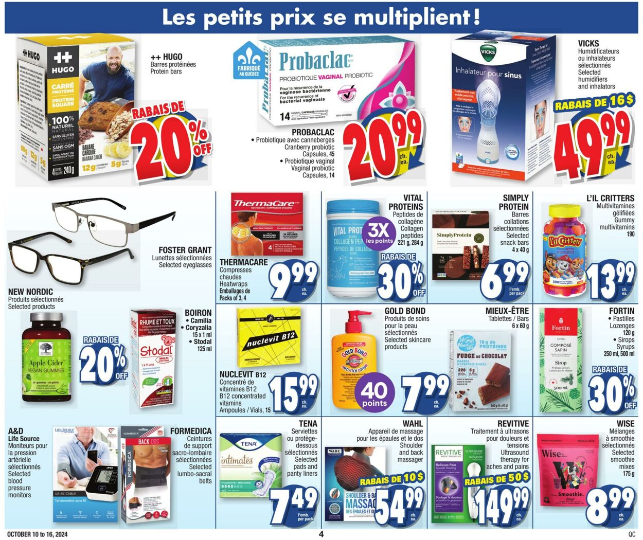 Flyer Jean Coutu 10.10.2024 - 16.10.2024