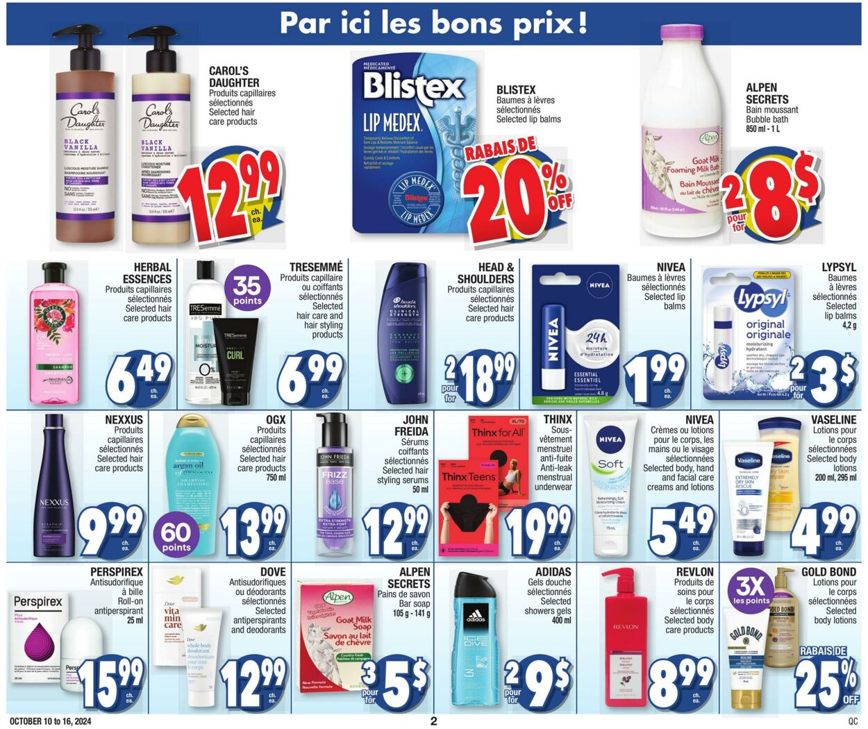 Flyer Jean Coutu 10.10.2024 - 16.10.2024