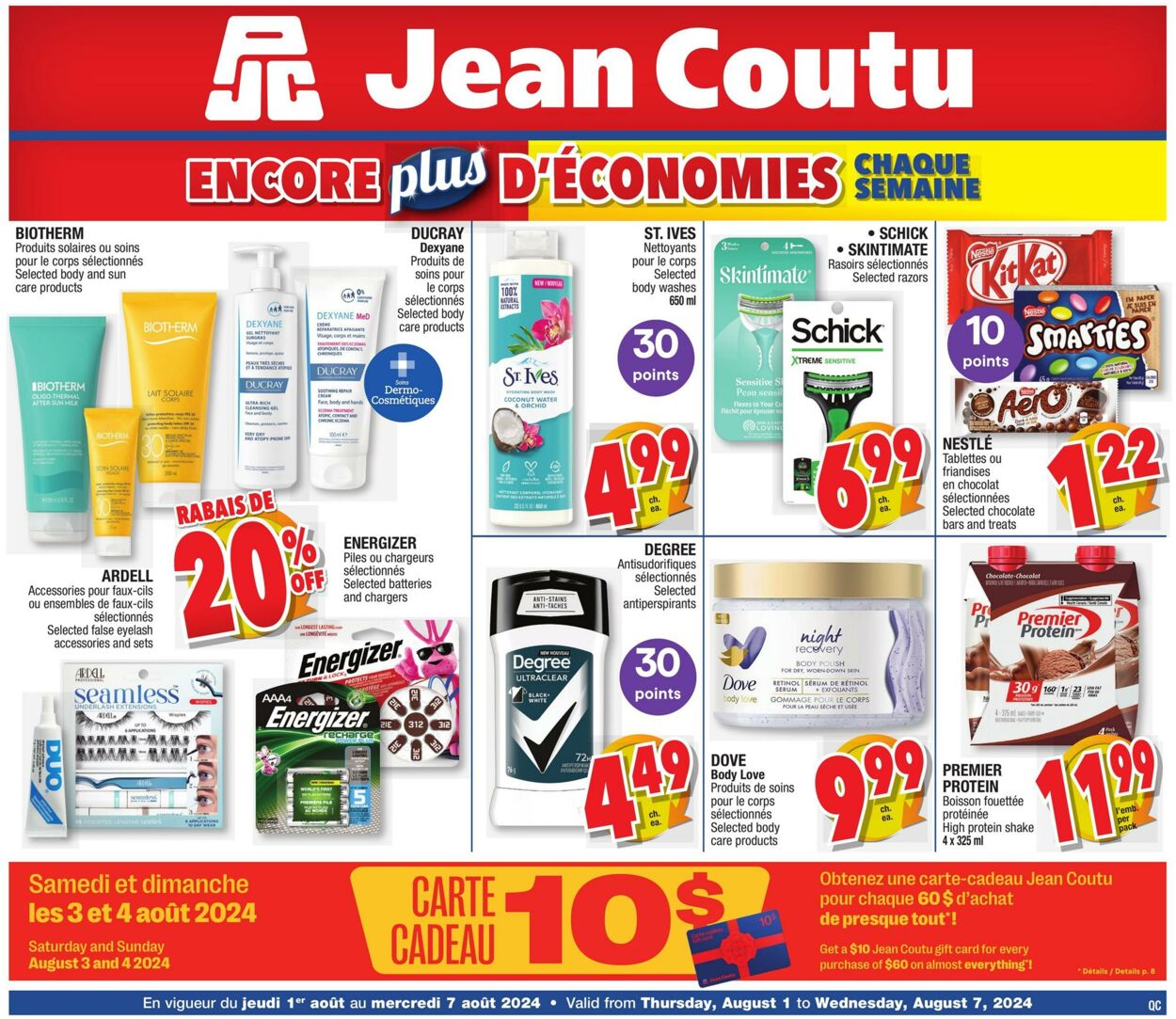 Flyer Jean Coutu 01.08.2024 - 07.08.2024