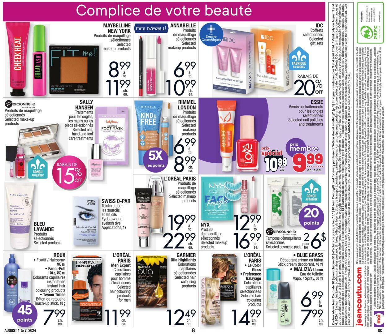 Flyer Jean Coutu 01.08.2024 - 07.08.2024