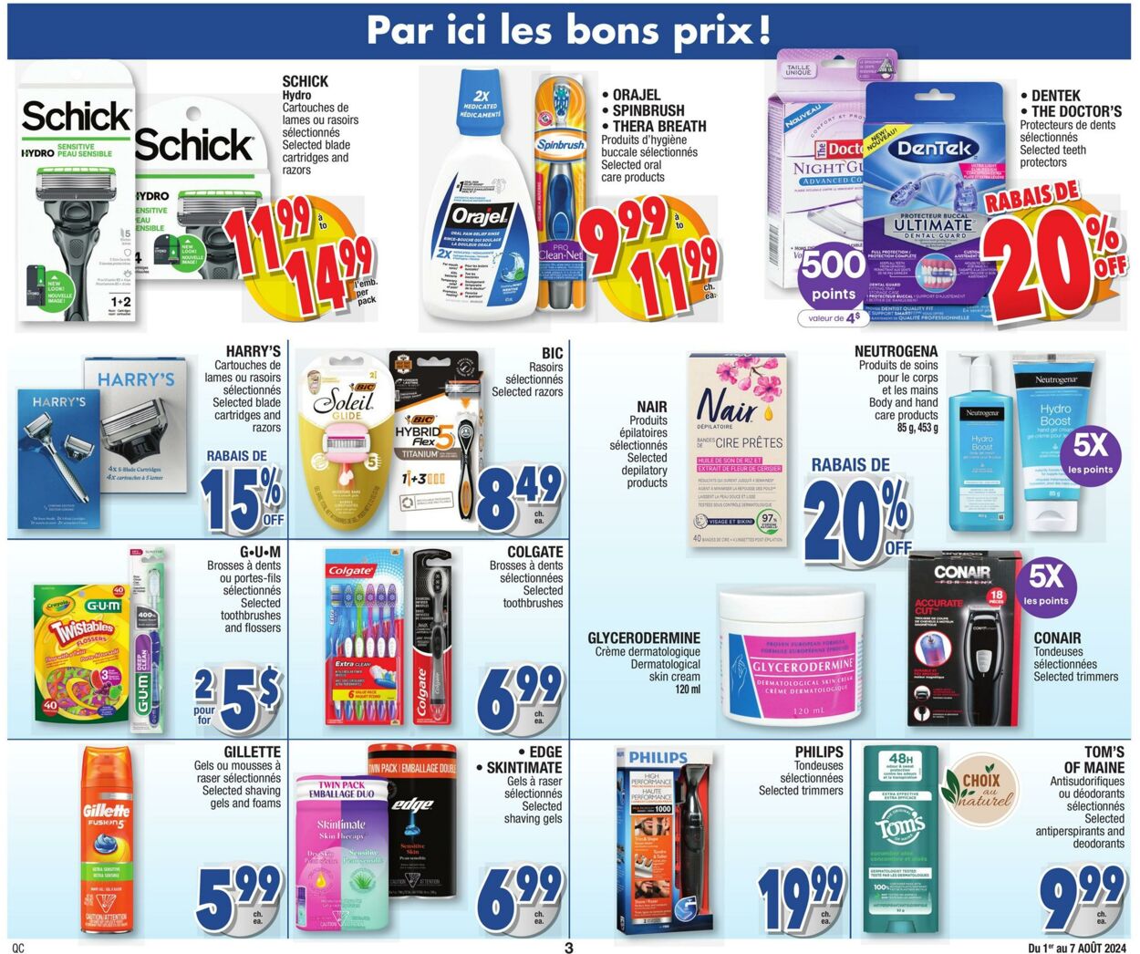 Flyer Jean Coutu 01.08.2024 - 07.08.2024