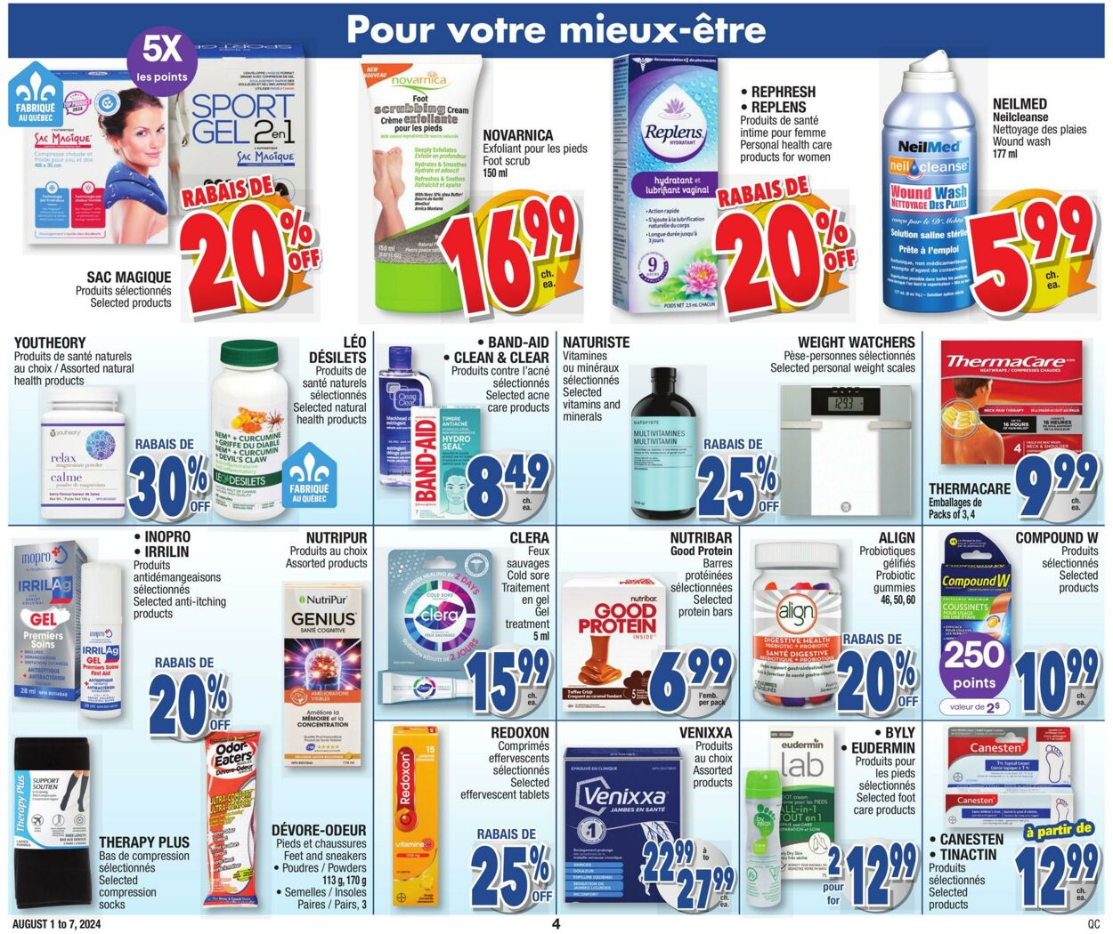 Flyer Jean Coutu 01.08.2024 - 07.08.2024