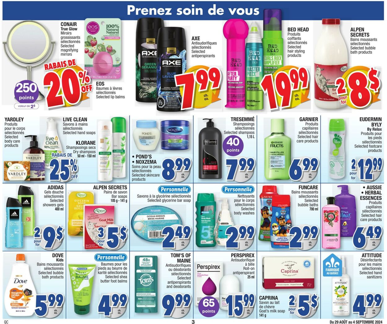 Flyer Jean Coutu 29.08.2024 - 04.09.2024