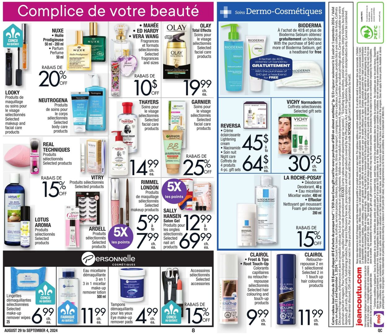 Flyer Jean Coutu 29.08.2024 - 04.09.2024