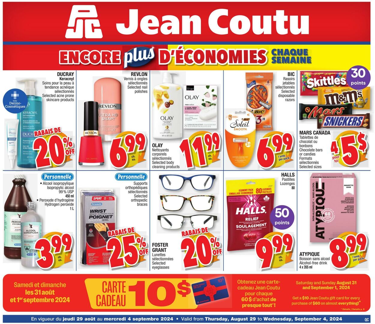 Flyer Jean Coutu 29.08.2024 - 04.09.2024