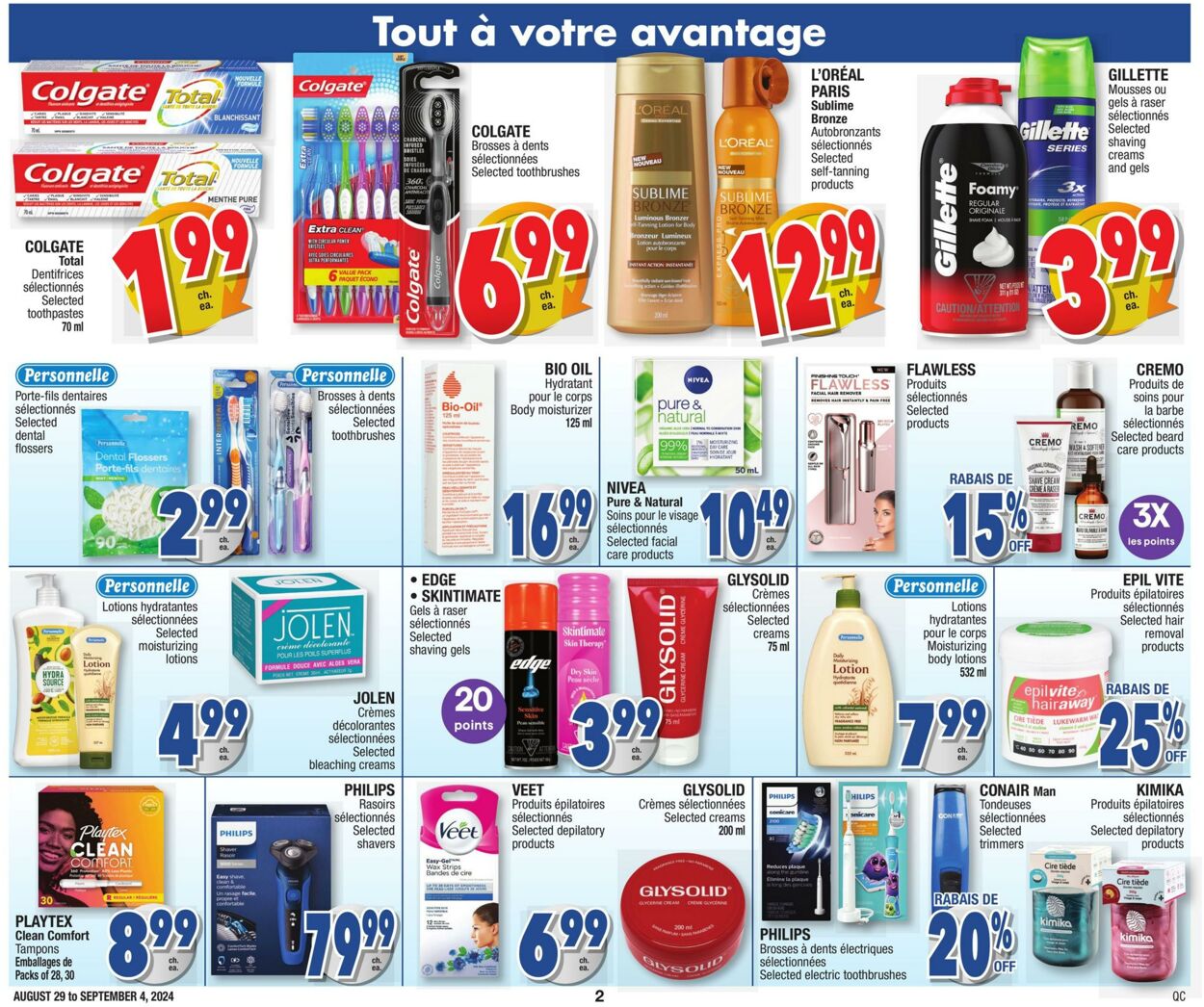 Flyer Jean Coutu 29.08.2024 - 04.09.2024