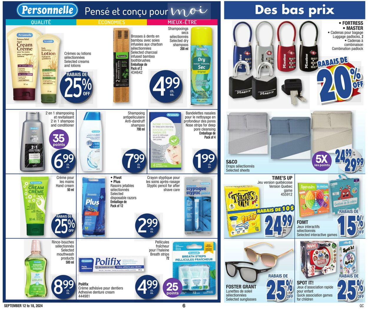 Flyer Jean Coutu 12.09.2024 - 18.09.2024