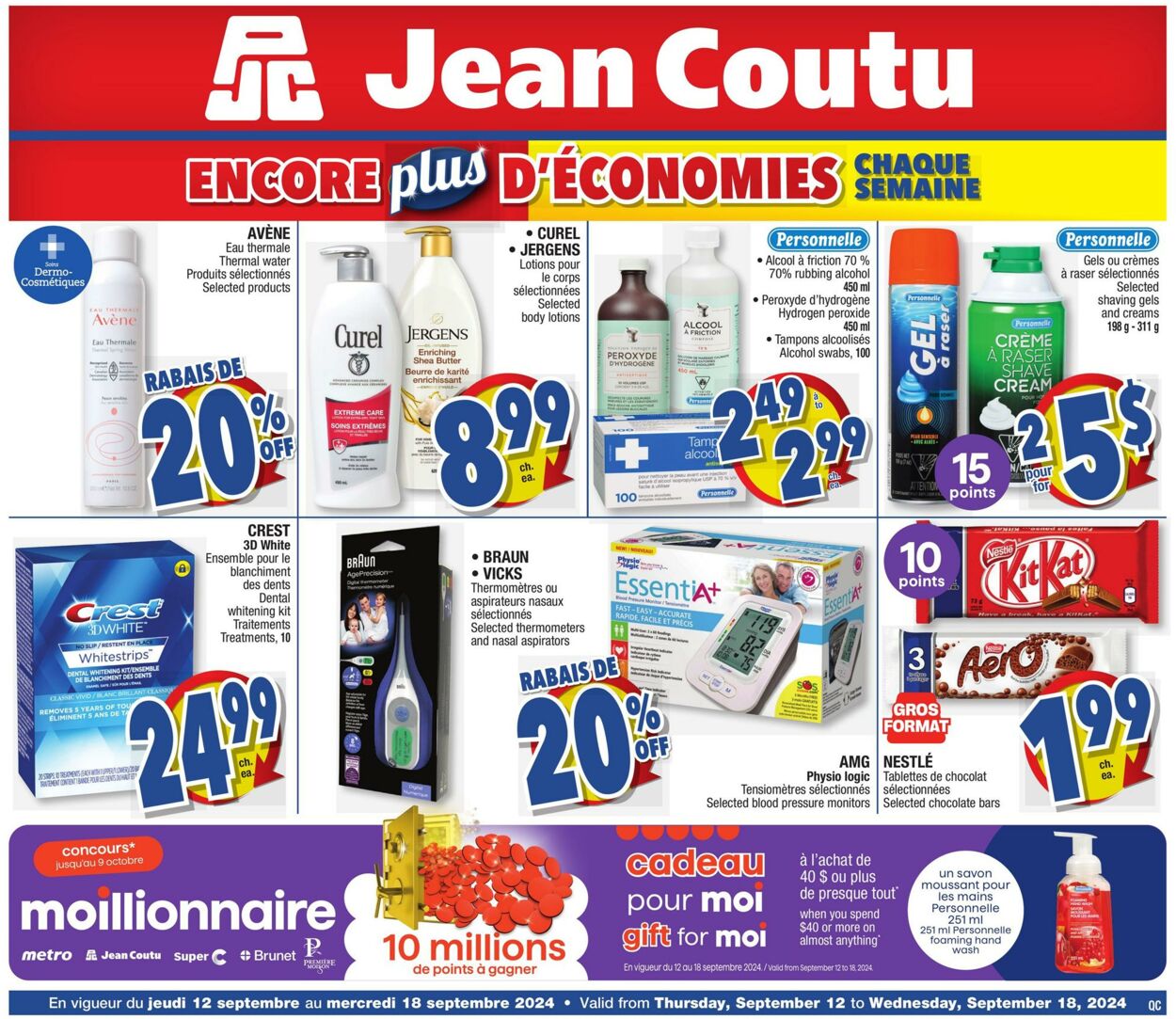 Flyer Jean Coutu 12.09.2024 - 18.09.2024