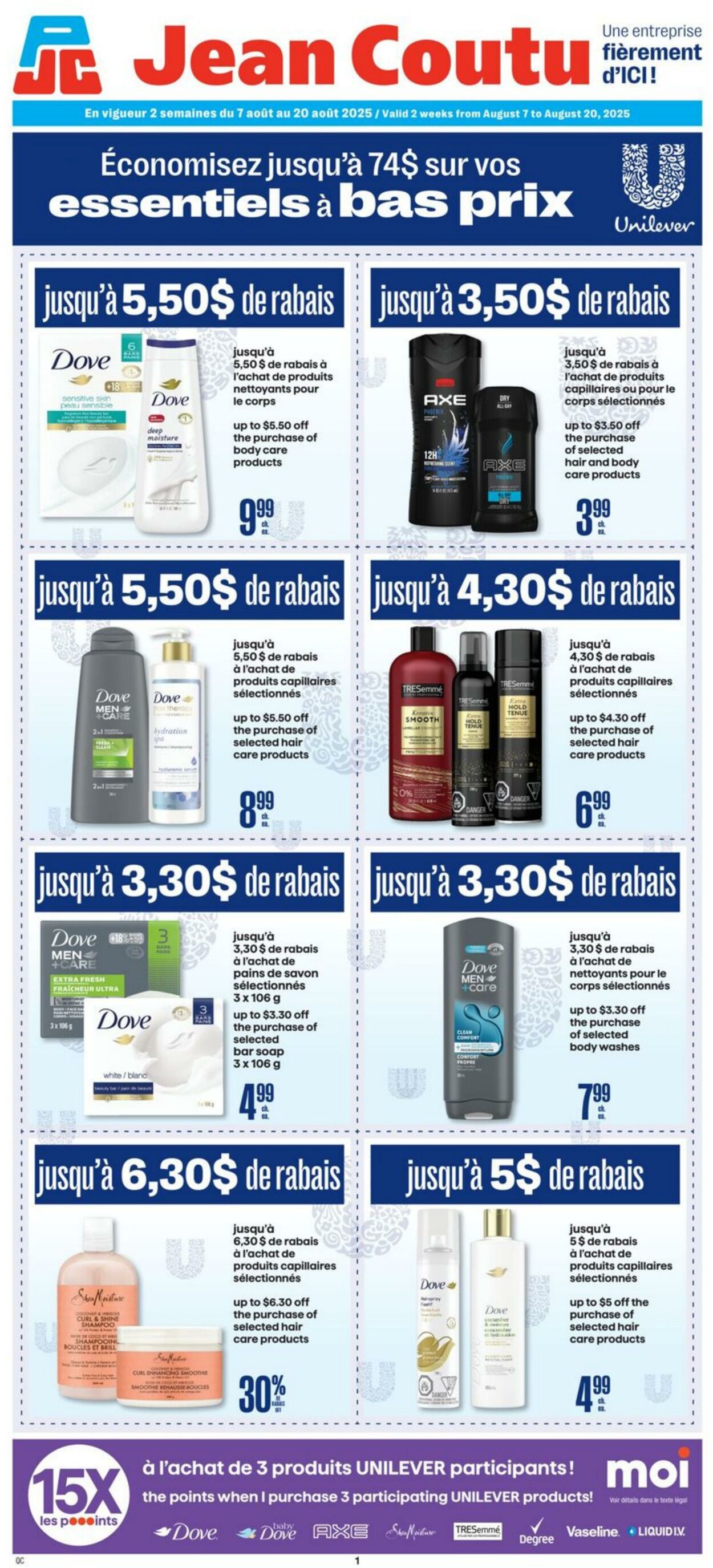 Flyer Jean Coutu 07.08.2025 - 13.08.2025