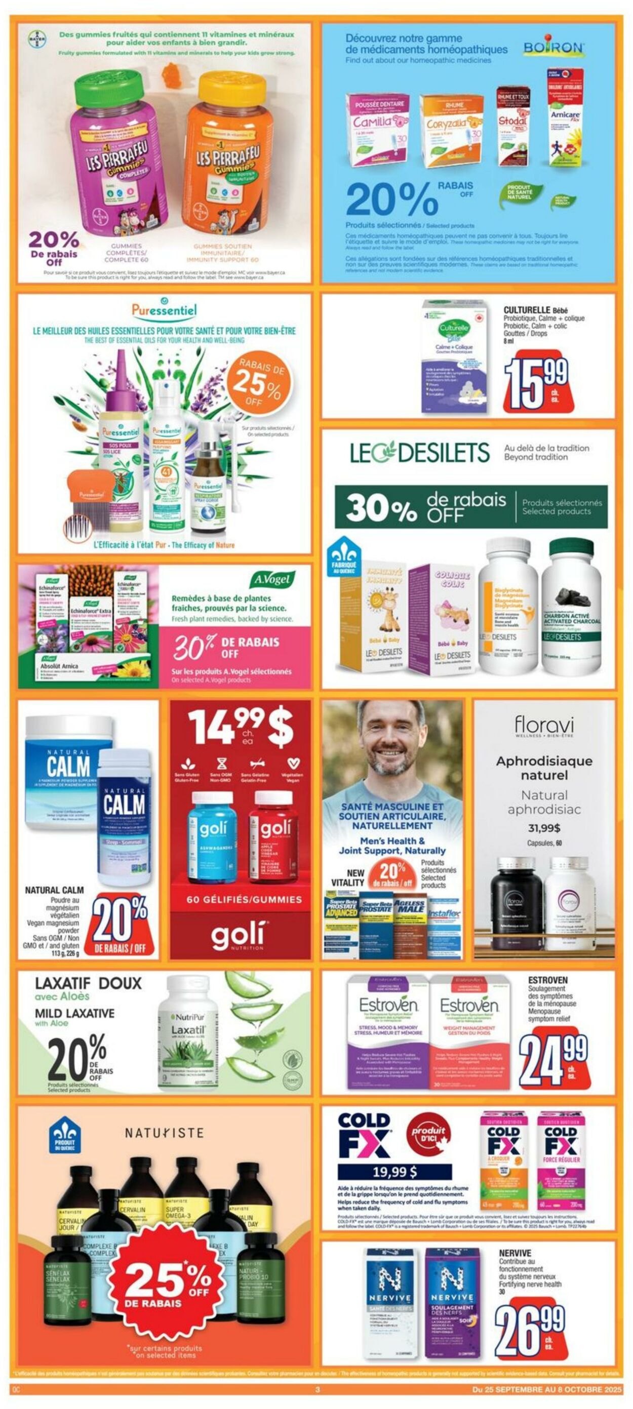 Flyer Jean Coutu 25.09.2025 - 08.10.2025