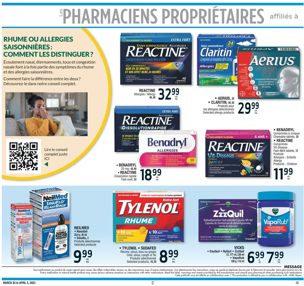 Flyer Jean Coutu 30.03.2023 - 05.04.2023