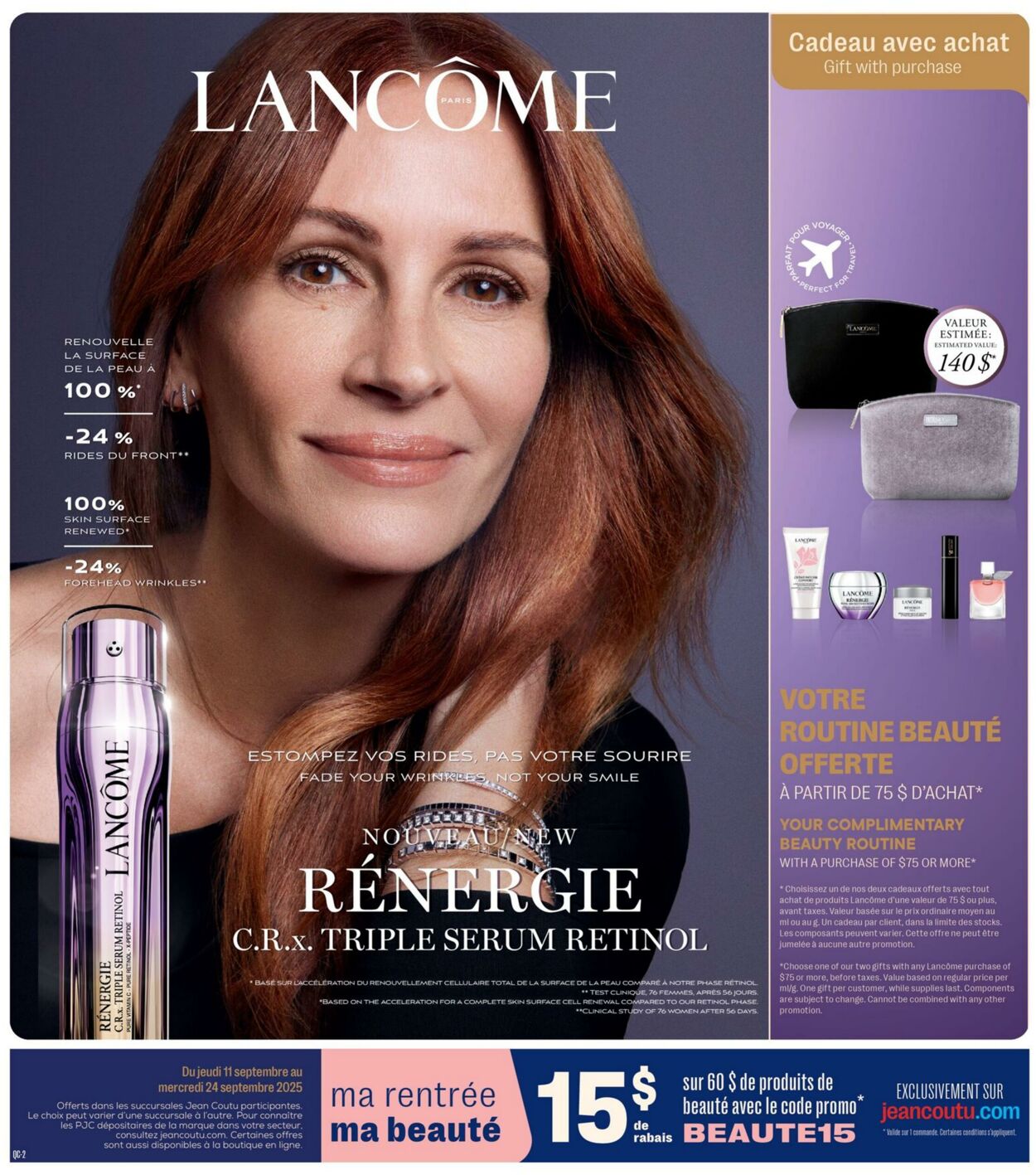 Flyer Jean Coutu 11.09.2025 - 17.09.2025
