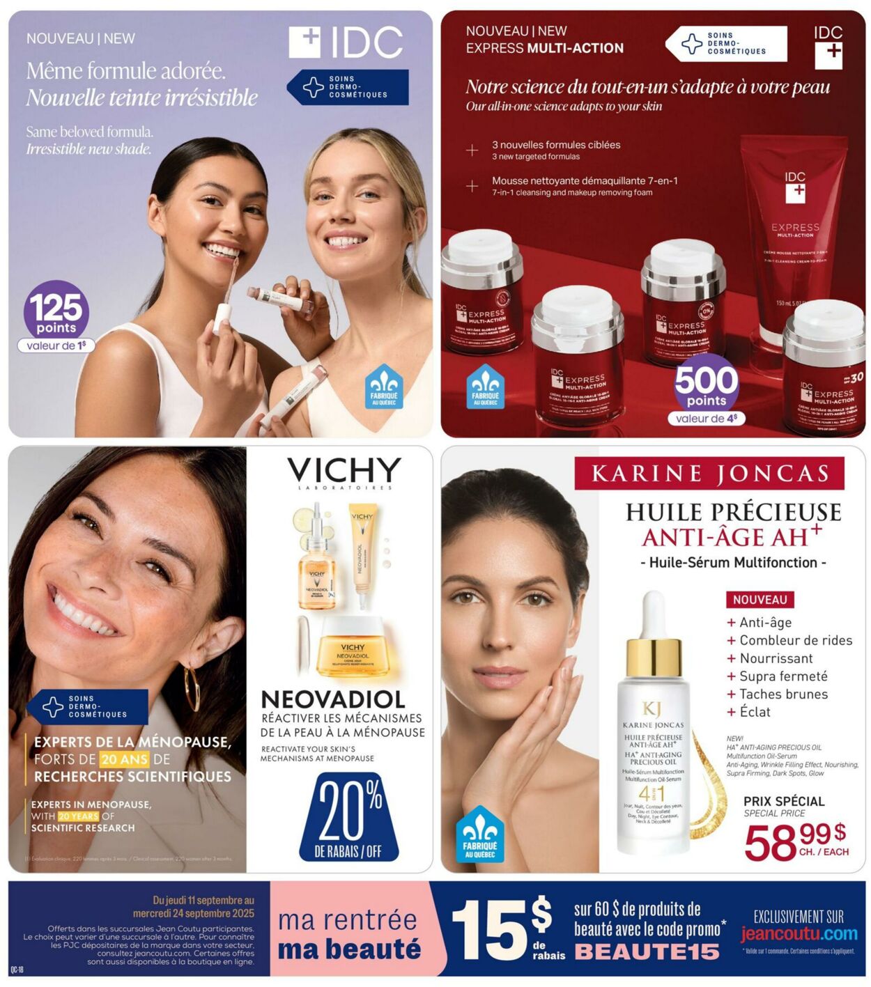 Flyer Jean Coutu 11.09.2025 - 17.09.2025