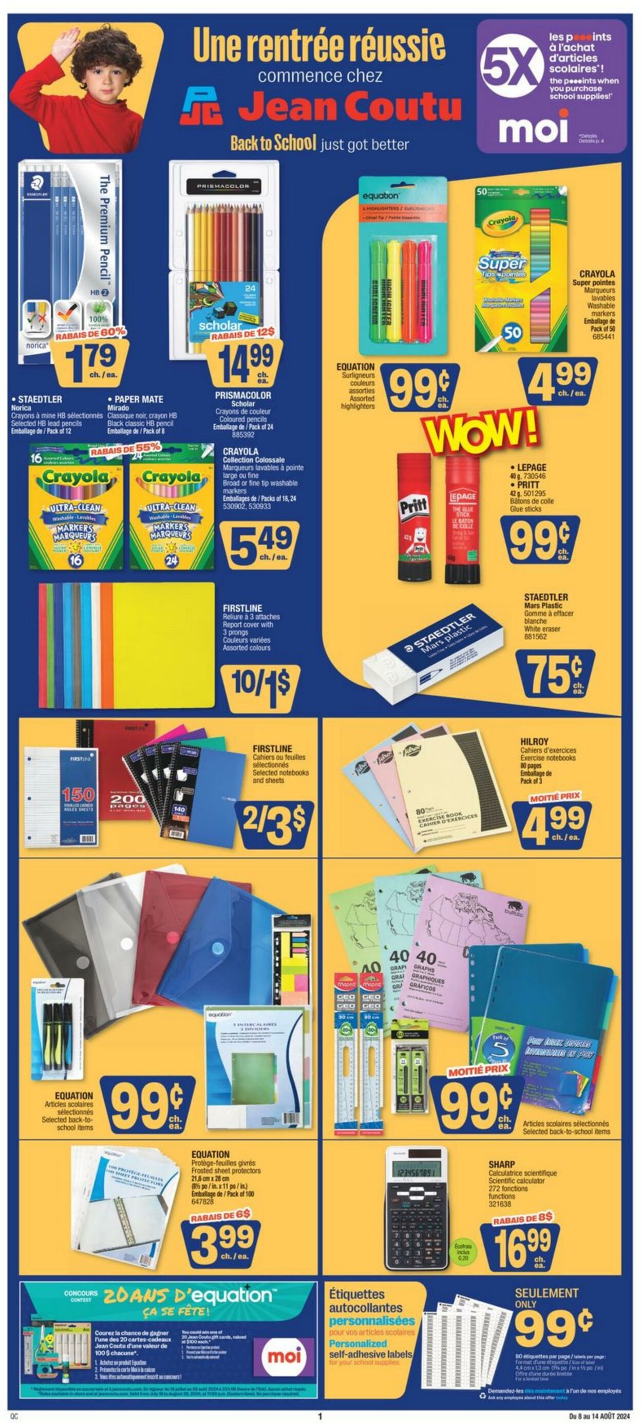 Flyer Jean Coutu 08.08.2024 - 14.08.2024