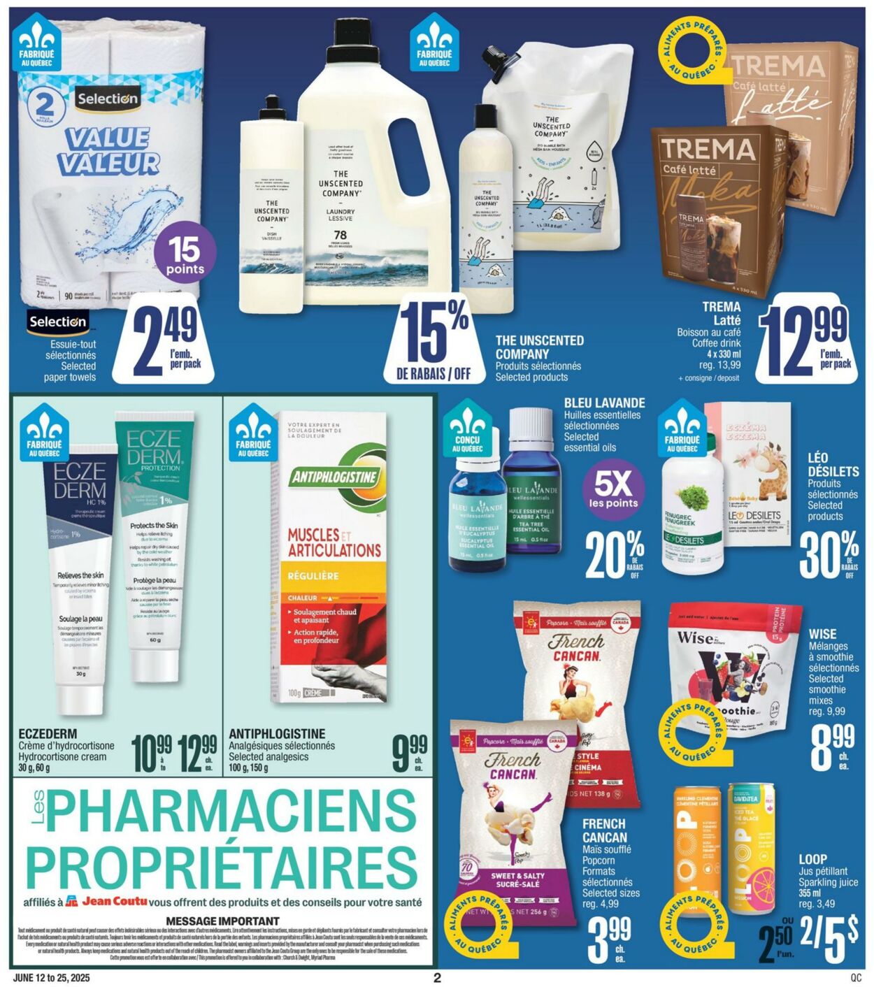Flyer Jean Coutu 12.06.2025 - 25.06.2025