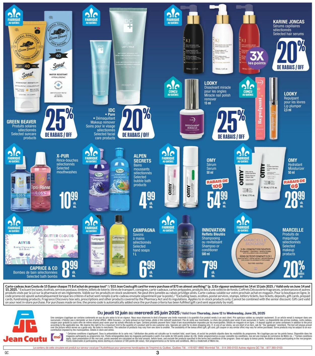 Flyer Jean Coutu 12.06.2025 - 25.06.2025