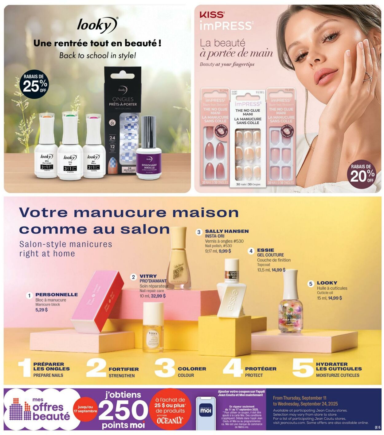 Flyer Jean Coutu 11.09.2025 - 24.09.2025