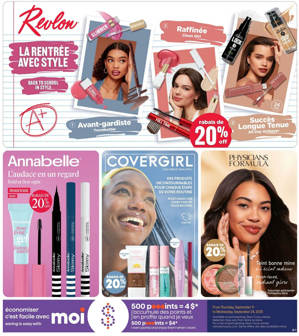 Flyer Jean Coutu 11.09.2025 - 24.09.2025
