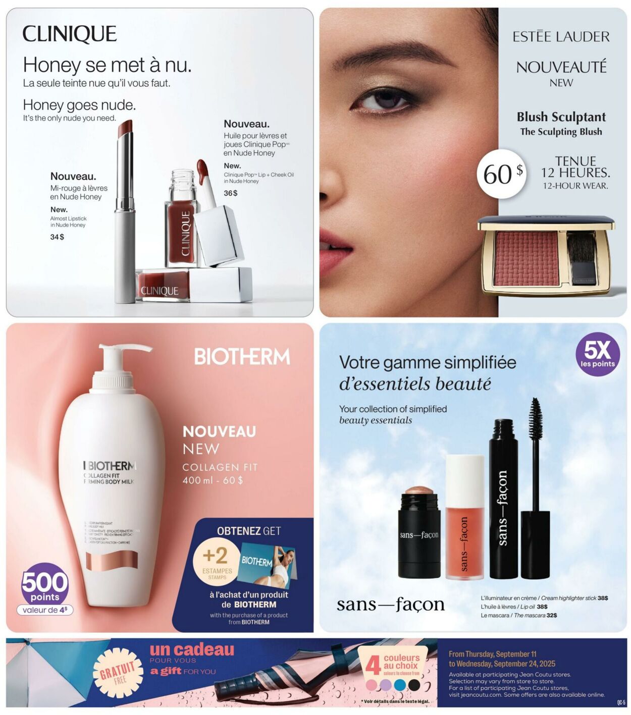 Flyer Jean Coutu 11.09.2025 - 24.09.2025