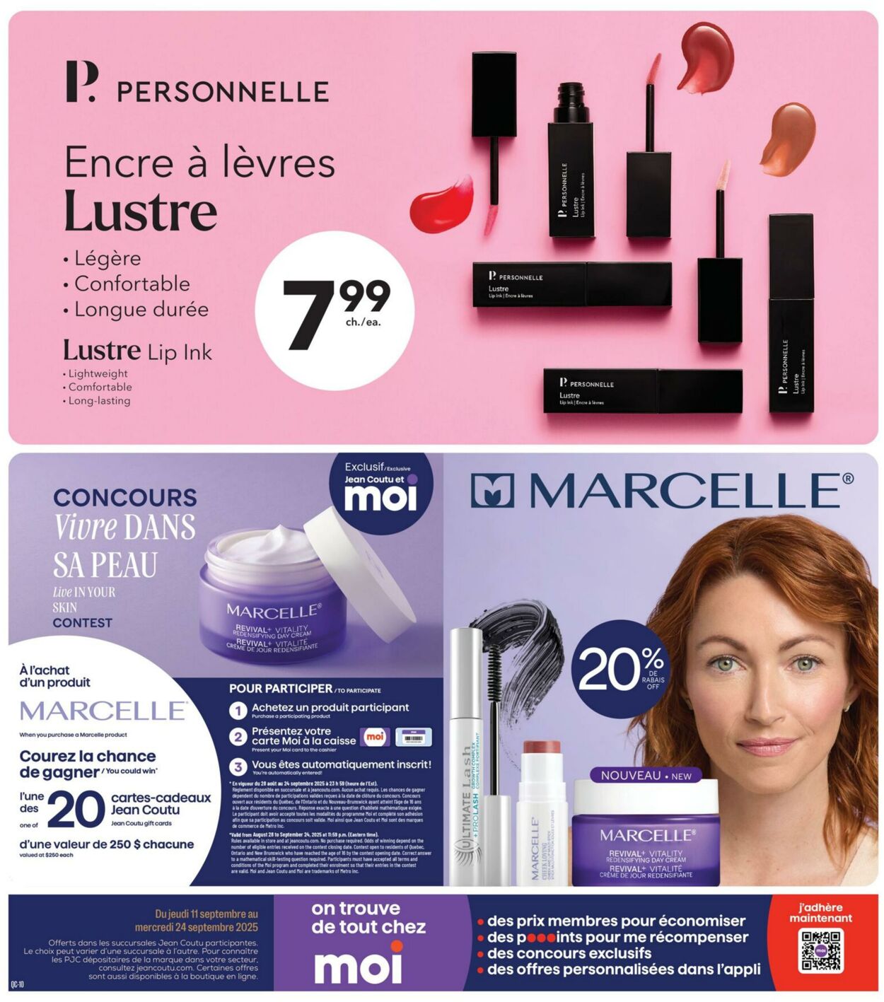 Flyer Jean Coutu 11.09.2025 - 24.09.2025