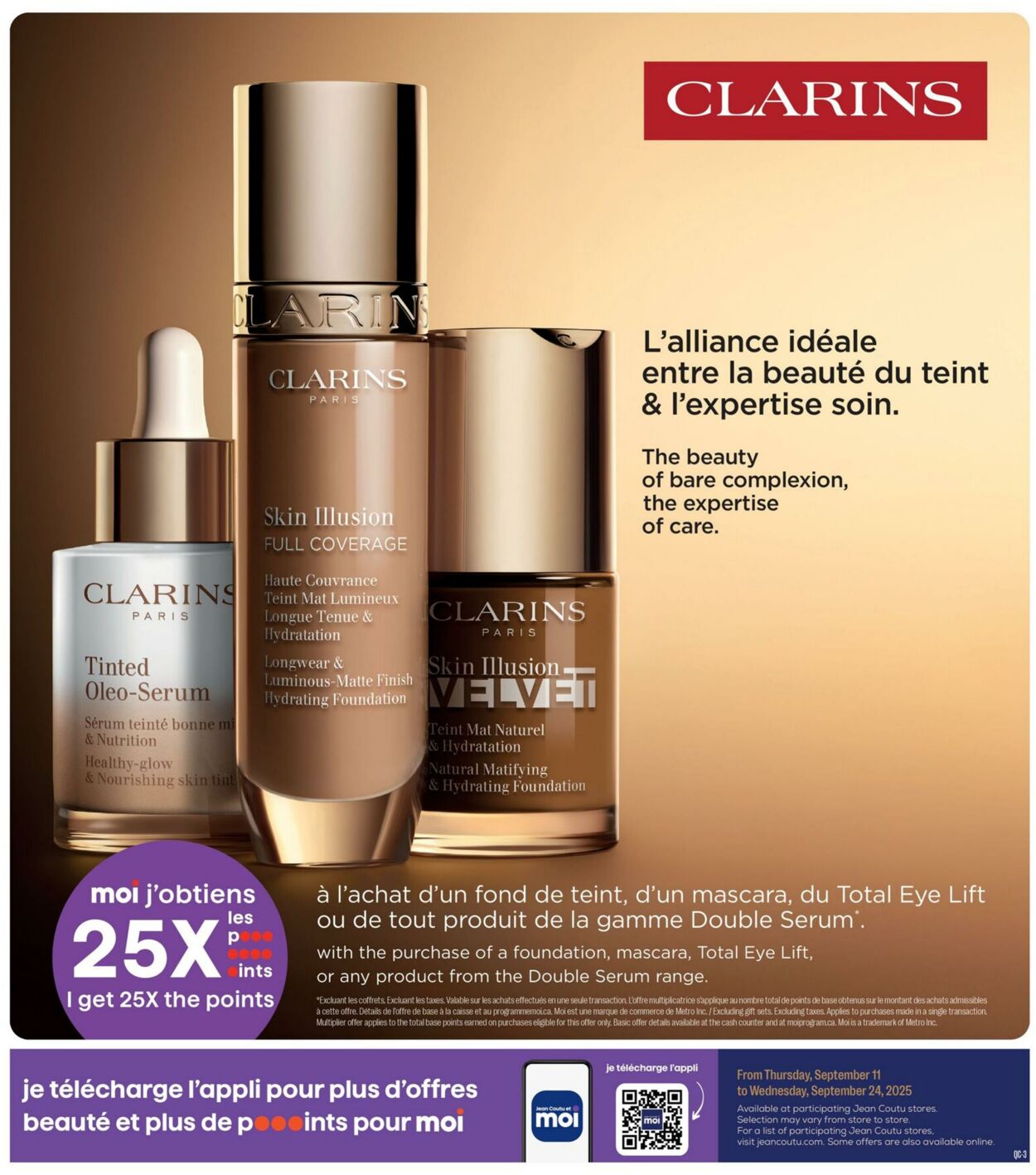 Flyer Jean Coutu 11.09.2025 - 24.09.2025